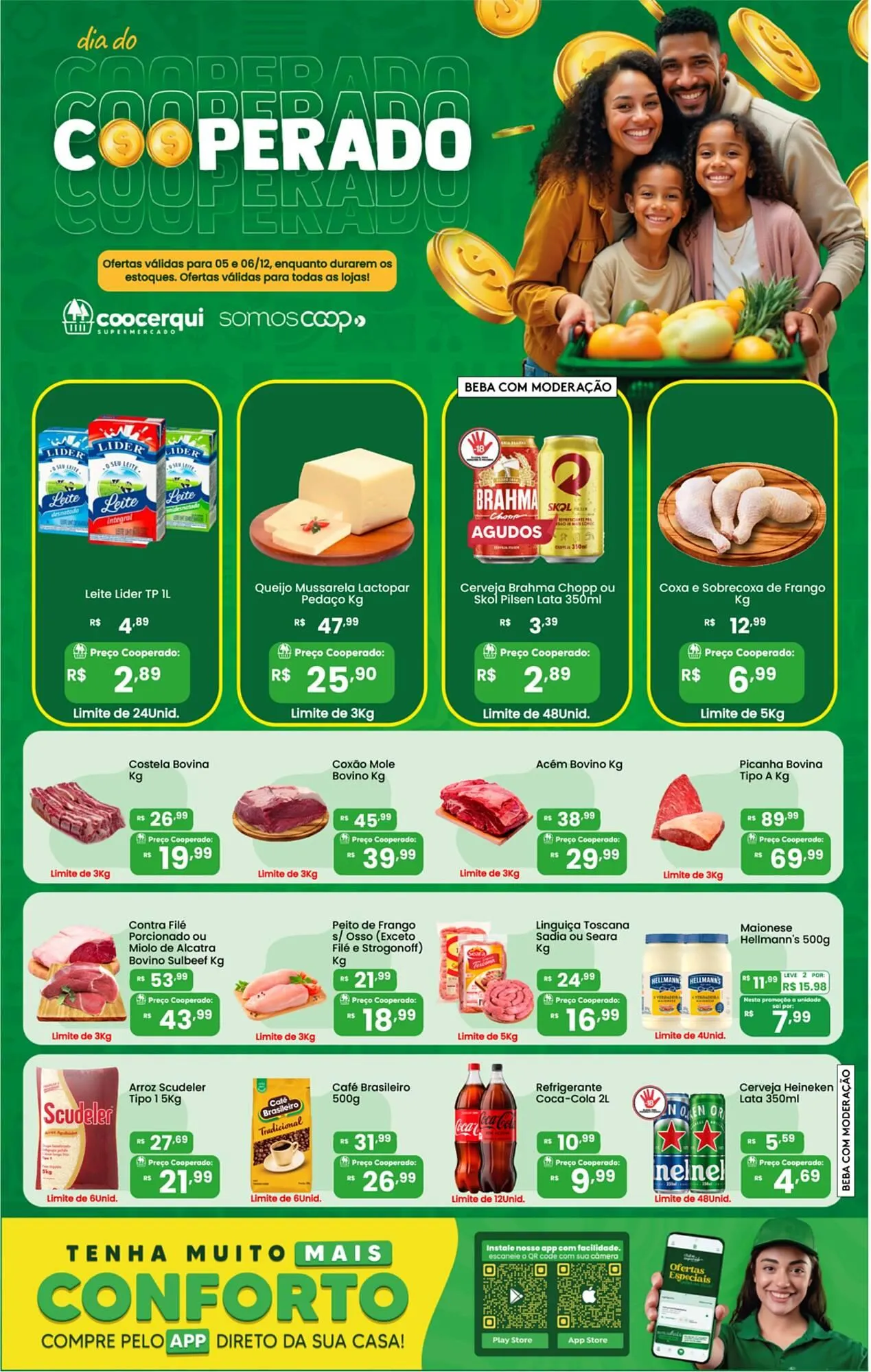 Encarte de Tabloide Coocerqui 5 de dezembro até 6 de dezembro 2025 - Pagina 1