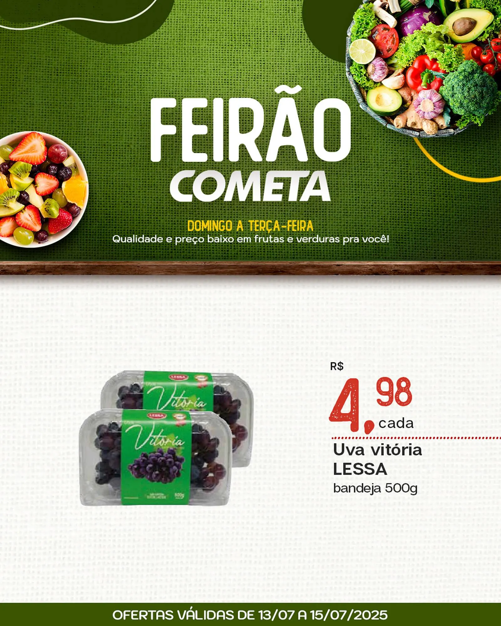 Encarte de Catálogo Cometa Supermercados 13 de julho até 15 de julho 2025 - Pagina 5