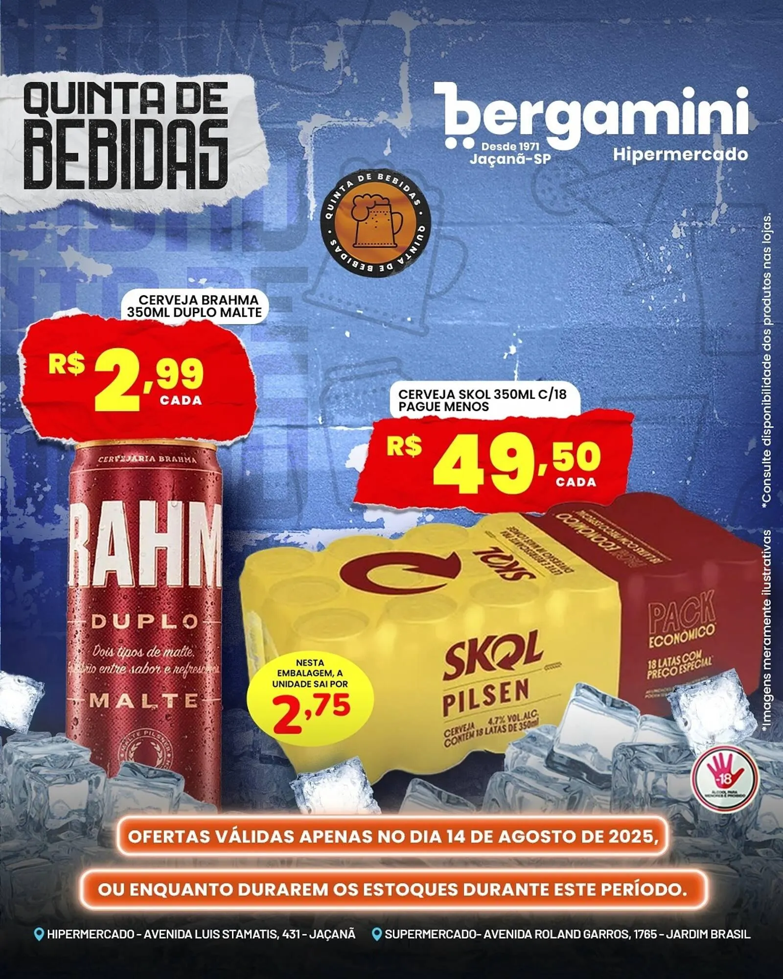 Encarte de Catálogo Supermercado Bergamini 13 de agosto até 14 de agosto 2025 - Pagina 3