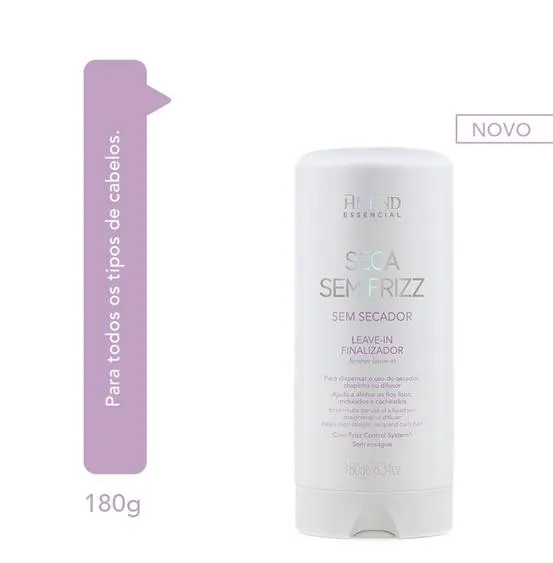 Leave In Amend Essencial Seca Sem Frizz – Finalizador 1387