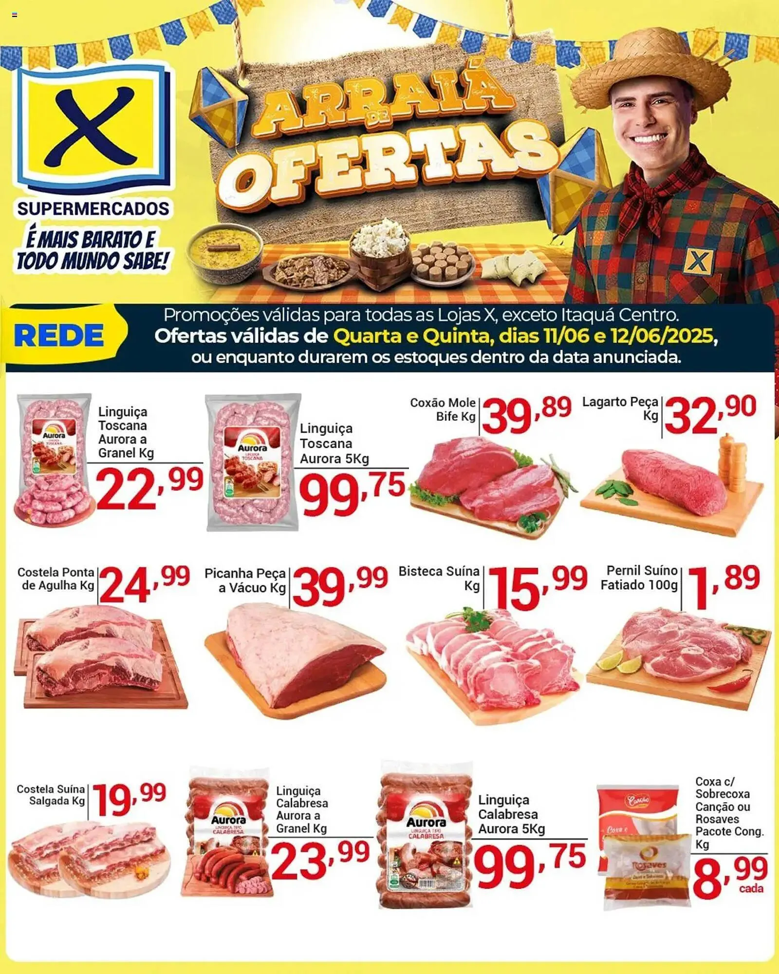 Encarte de Catálogo X Supermercados 11 de junho até 13 de junho 2025 - Pagina 6