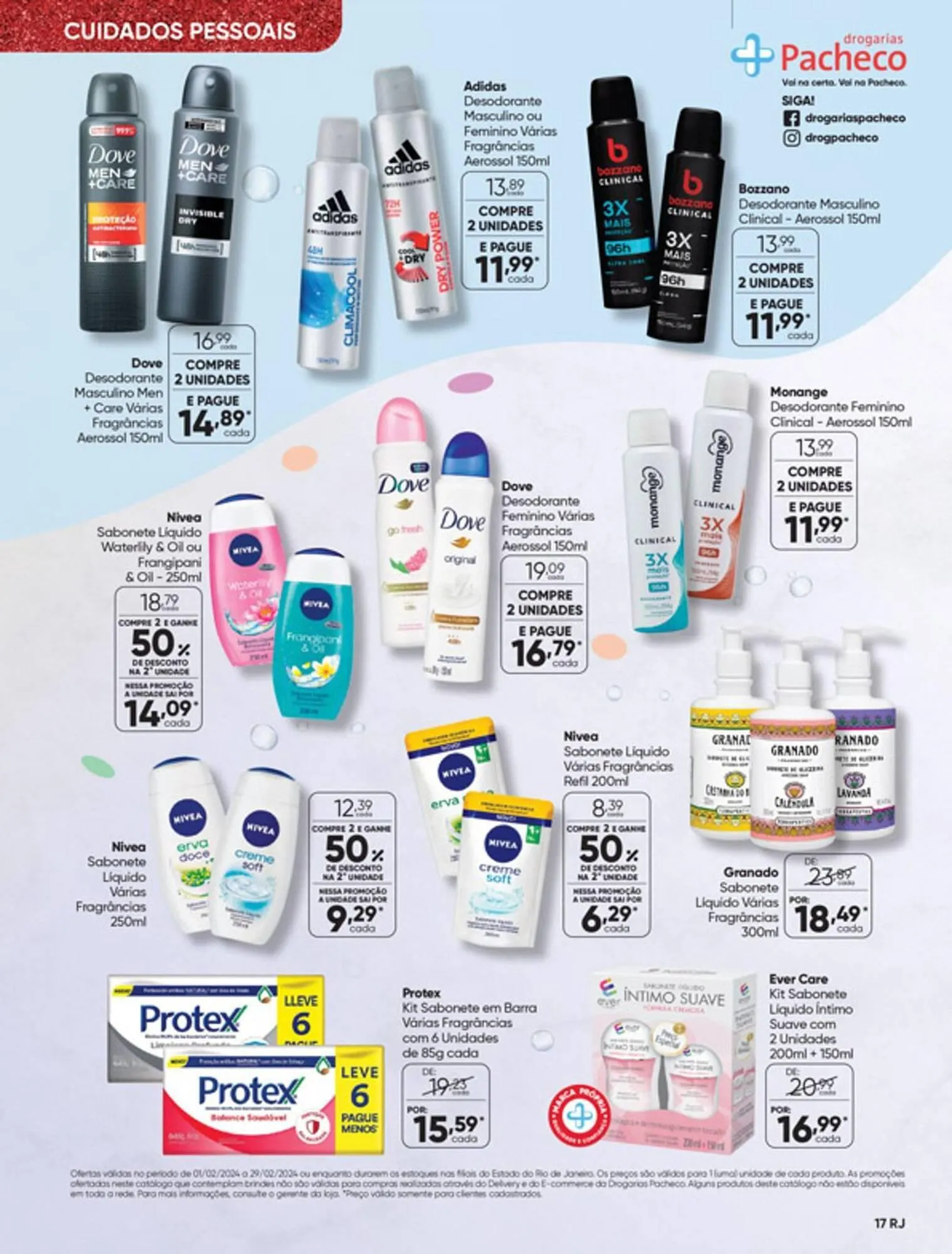 Encarte de Catálogo Drogarias Pacheco 1 de fevereiro até 29 de fevereiro 2024 - Pagina 17