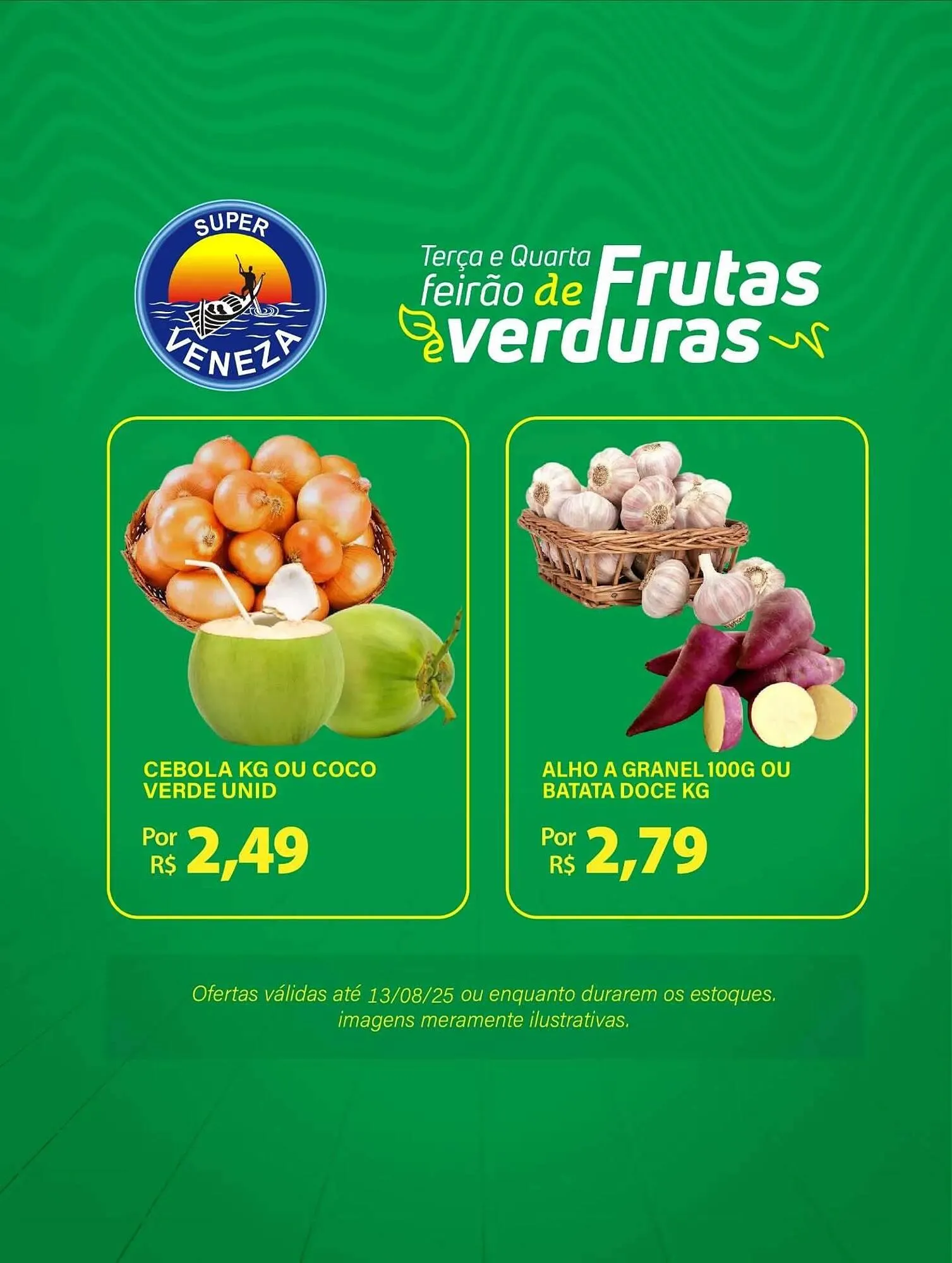 Encarte de Catálogo Super Veneza 12 de agosto até 13 de agosto 2025 - Pagina 1