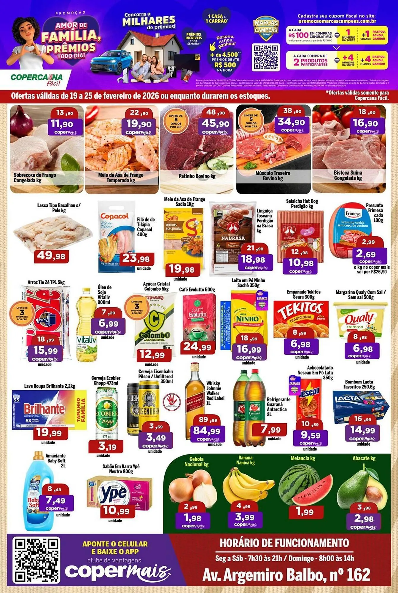 Encarte de Tabloide Copercana 19 de fevereiro até 25 de fevereiro 2026 - Pagina 1