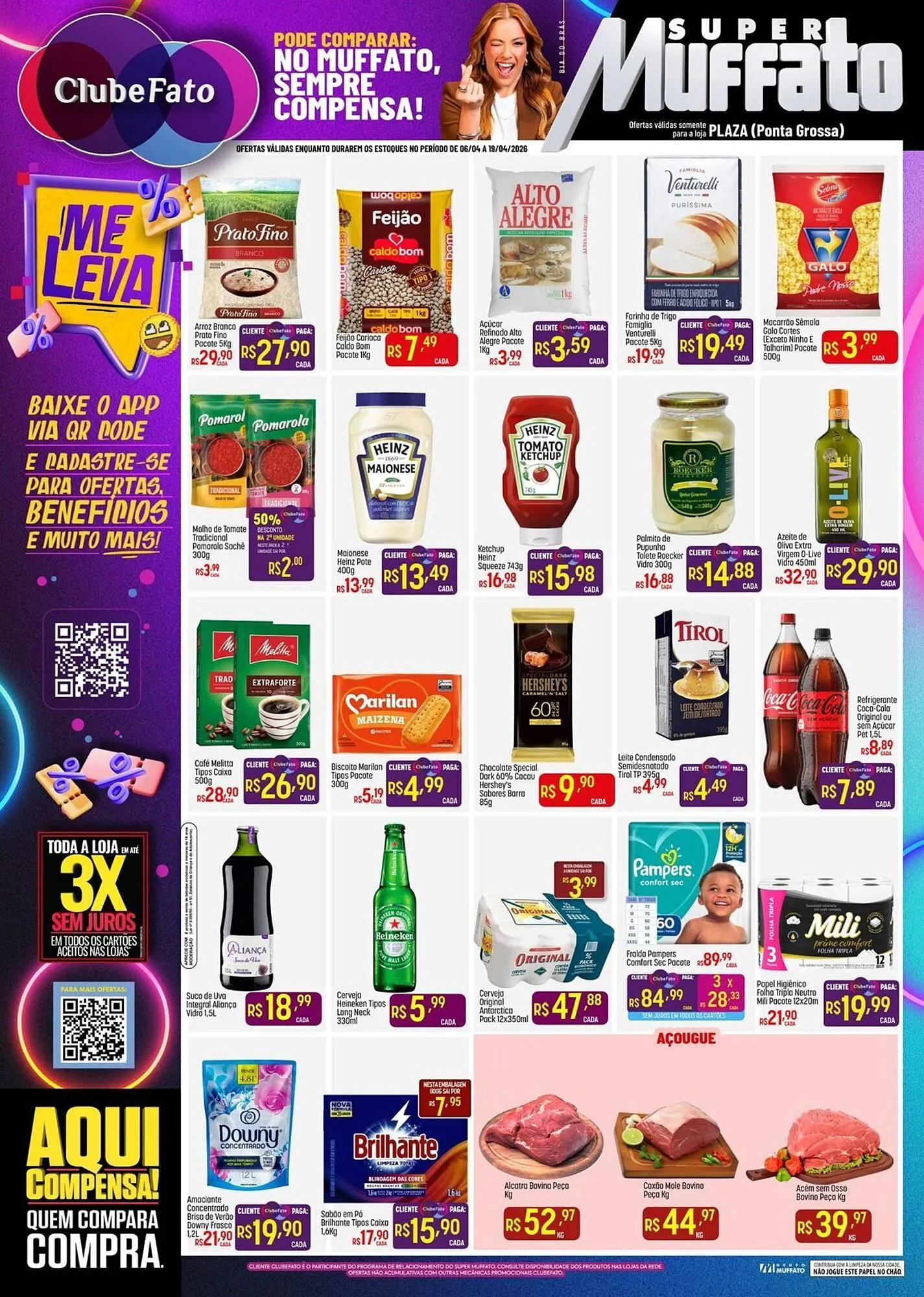 Encarte de Encarte Muffato 6 de abril até 19 de abril 2026 - Pagina 1
