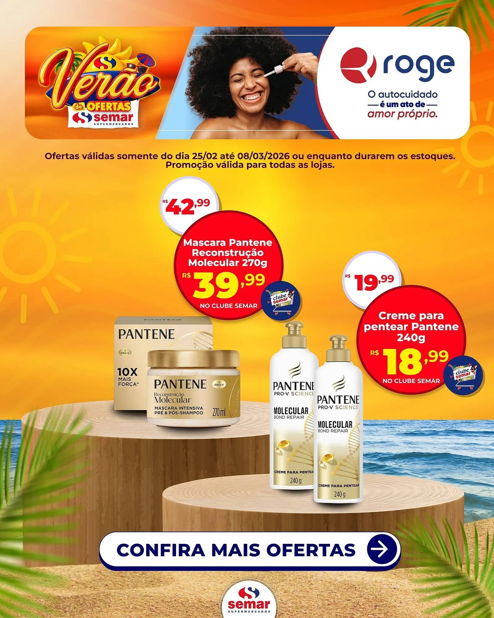 Encarte de Folheto Semar Supermercado 25 de fevereiro até 28 de fevereiro 2026 - Pagina 1