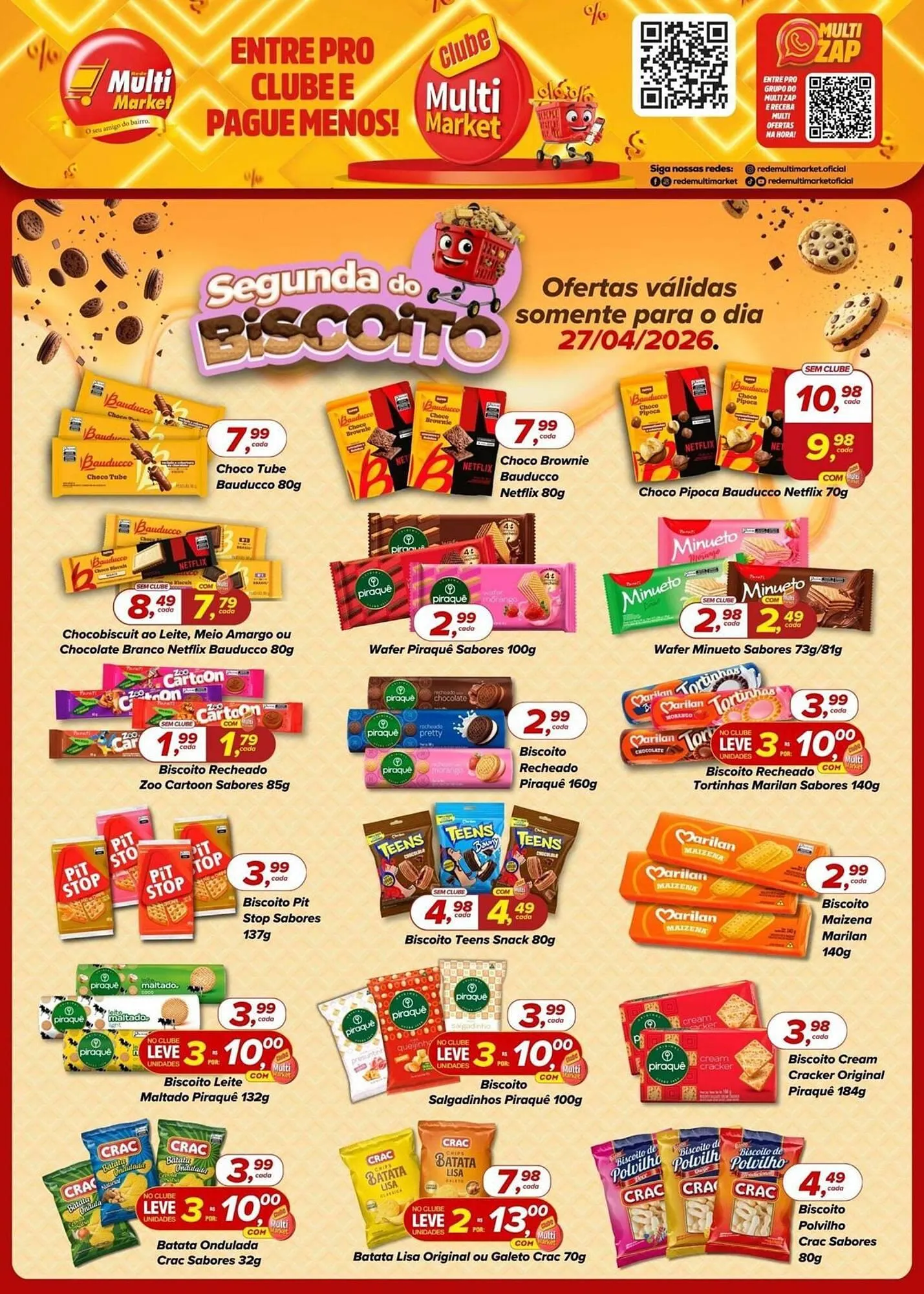 Encarte de Encarte Rede Multi Market 27 de abril até 27 de abril 2026 - Pagina 1