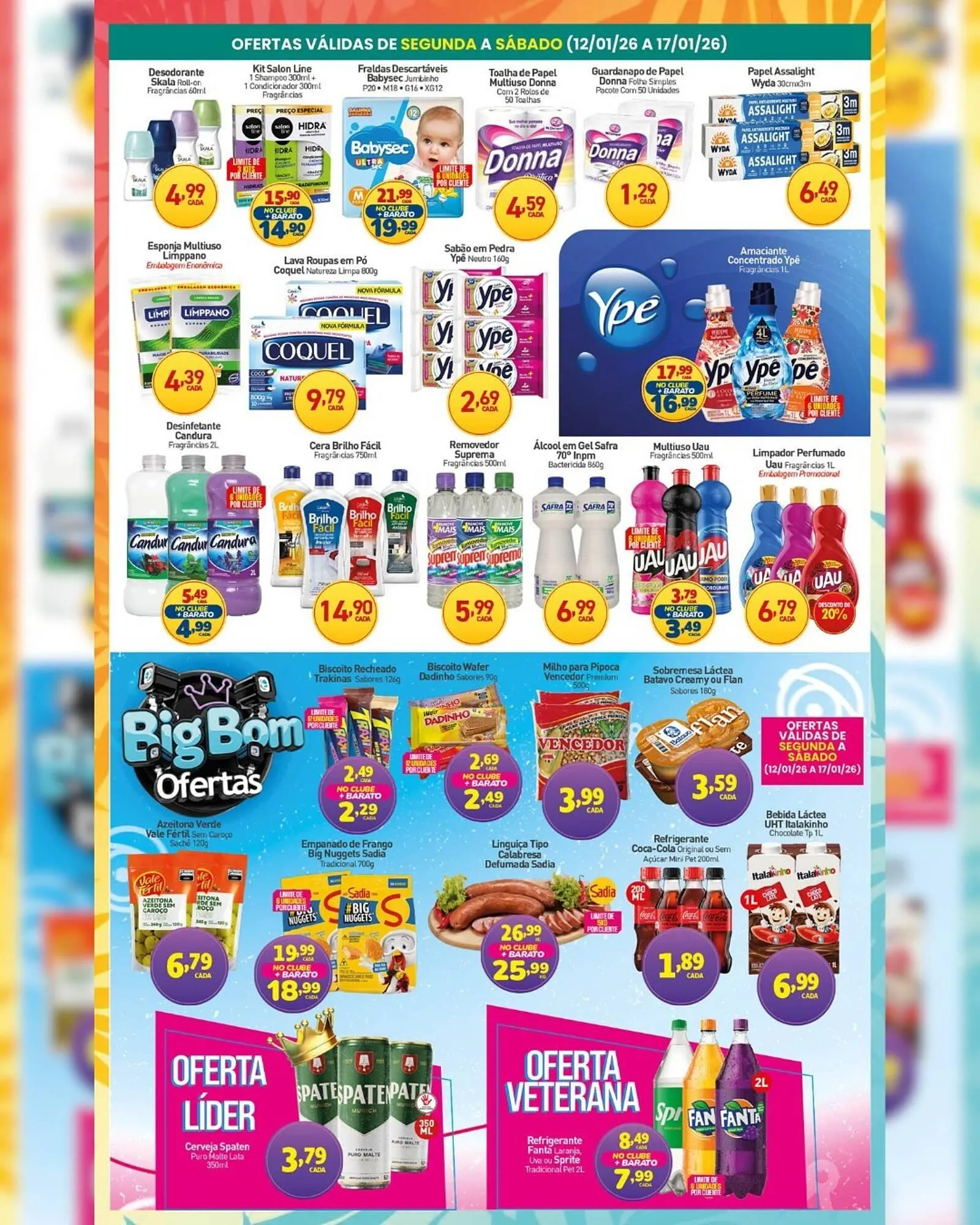 Encarte de Folheto Rede Bom Lugar 12 de janeiro até 18 de janeiro 2026 - Pagina 4