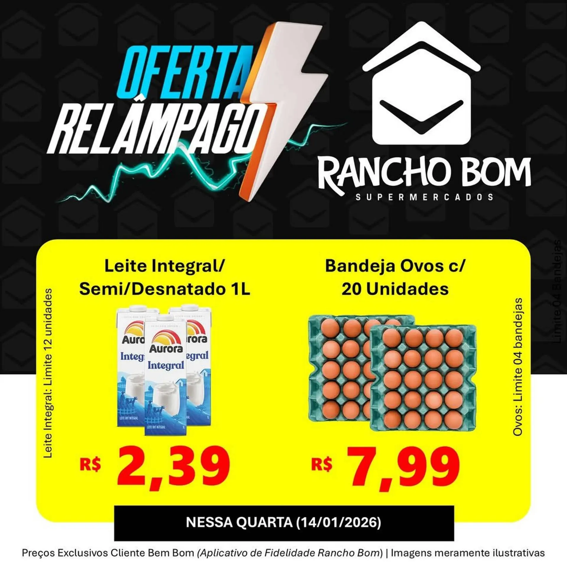 Encarte de Catálogo Rancho Bom Supermercados 14 de janeiro até 14 de janeiro 2026 - Pagina 2