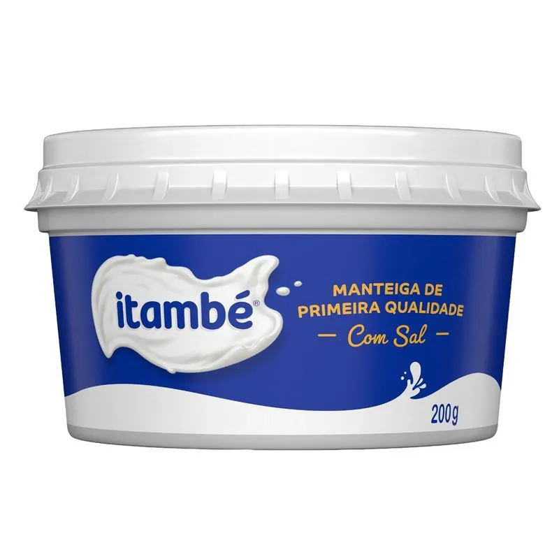 Manteiga Itambe 200gr Com Sal