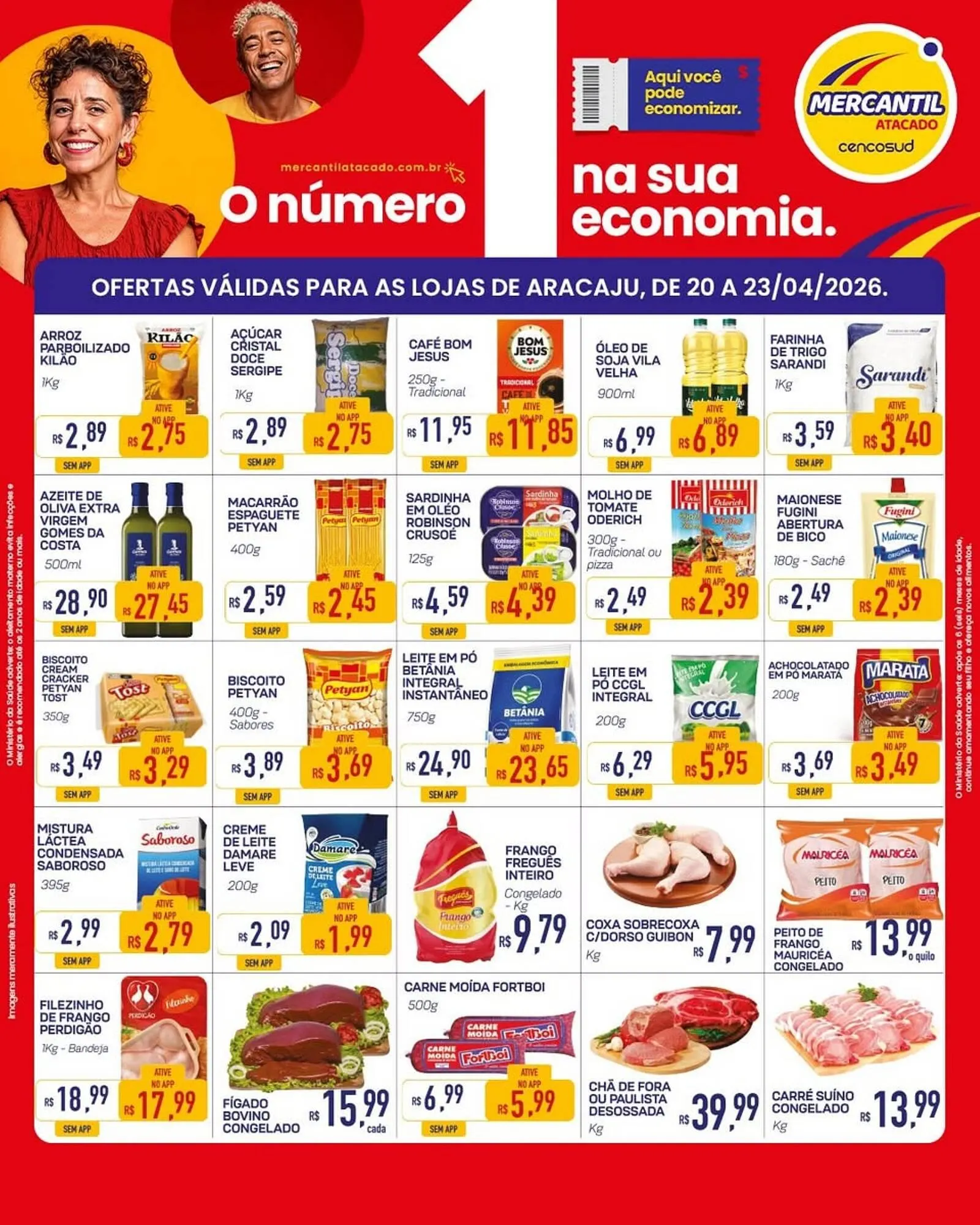 Encarte de Folheto Mercantil Rodrigues 20 de abril até 23 de abril 2026 - Pagina 1