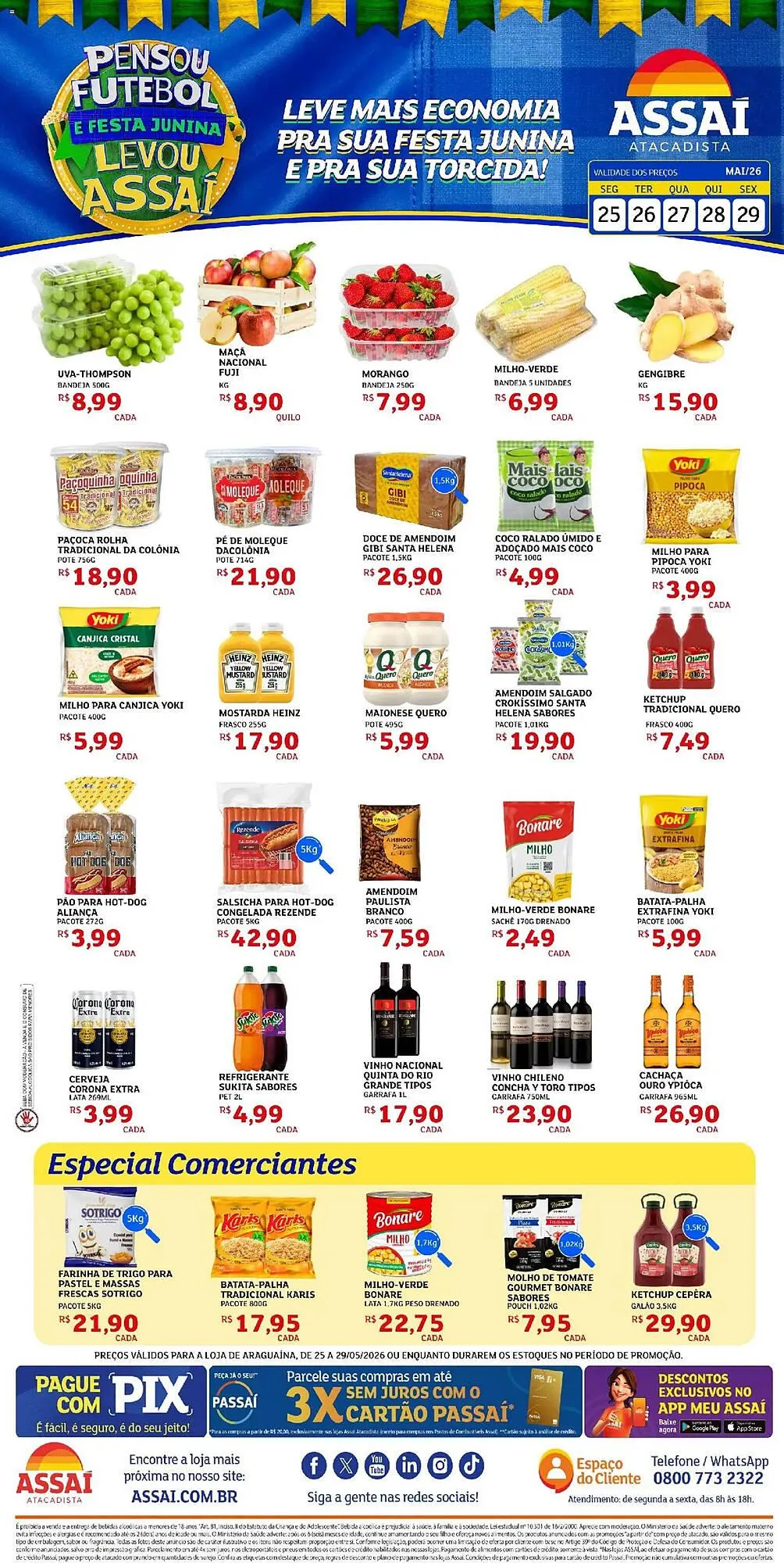 Encarte de Encarte Assaí Atacadista 26 de maio até 29 de maio 2026 - Pagina 1