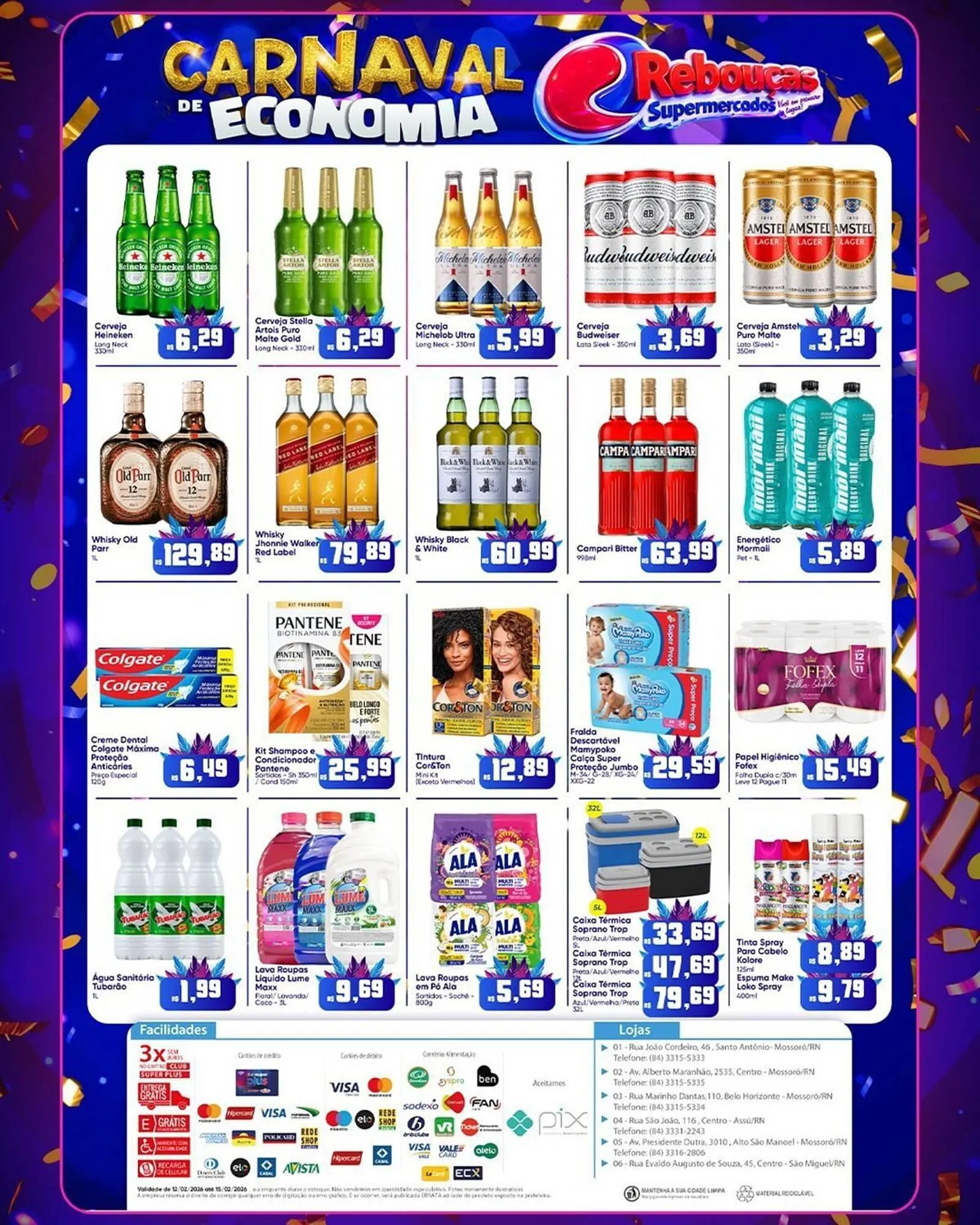 Encarte de Catálogo Rebouças Supermercados 15 de fevereiro até 17 de fevereiro 2026 - Pagina 2