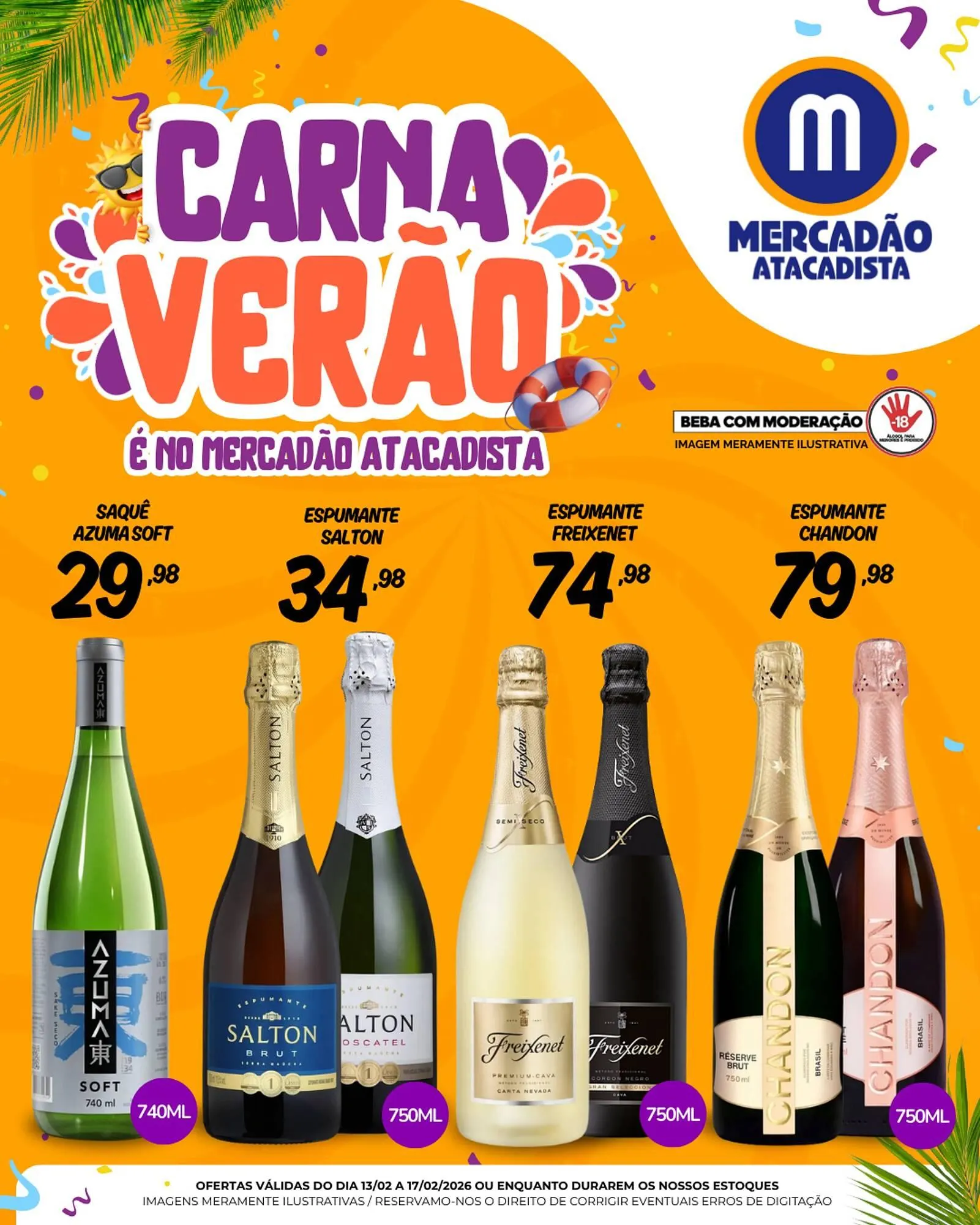 Encarte de Folheto Mercadão Atacadista 13 de fevereiro até 17 de fevereiro 2026 - Pagina 2