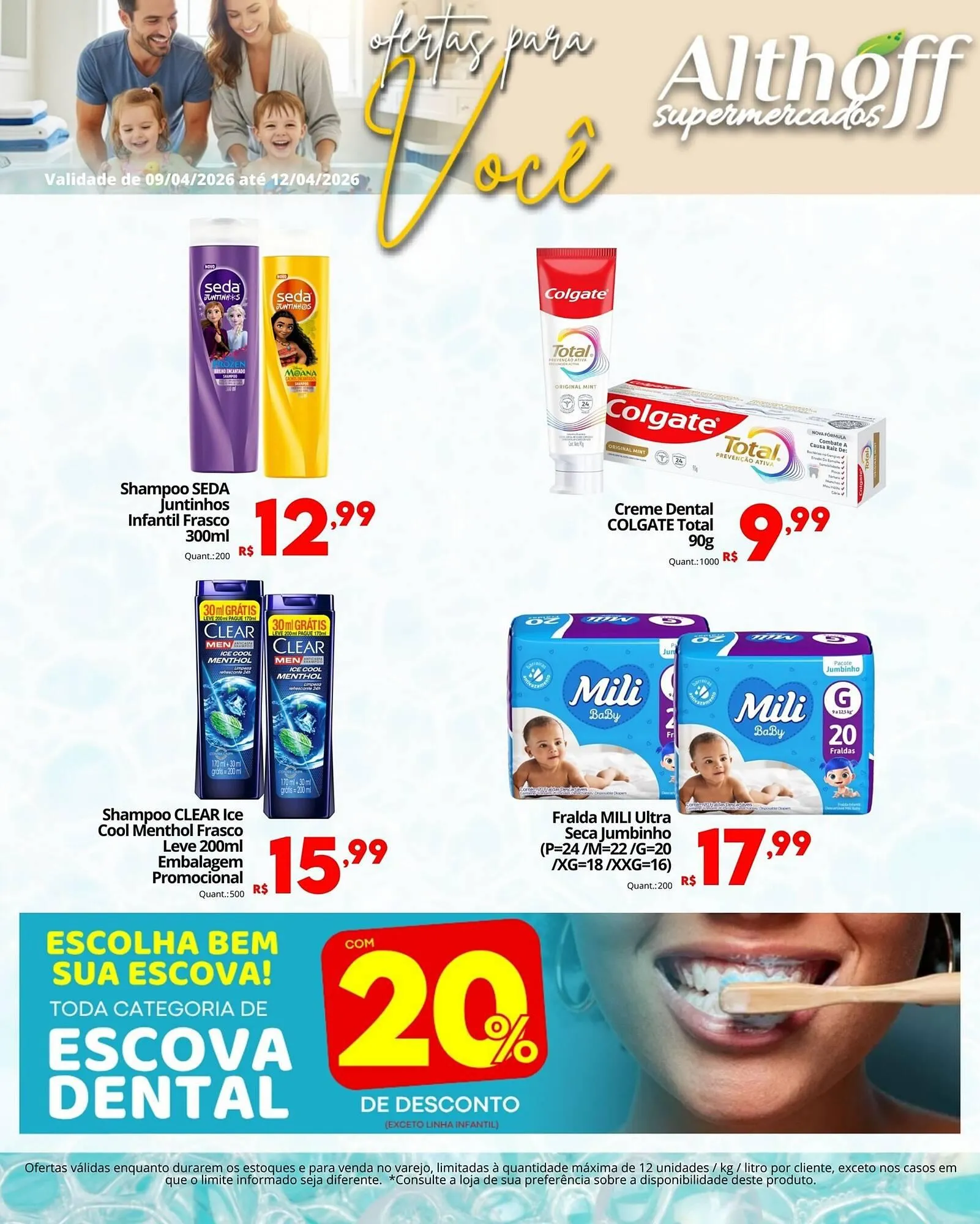 Encarte de Encarte Althoff Supermercados 9 de abril até 12 de abril 2026 - Pagina 2