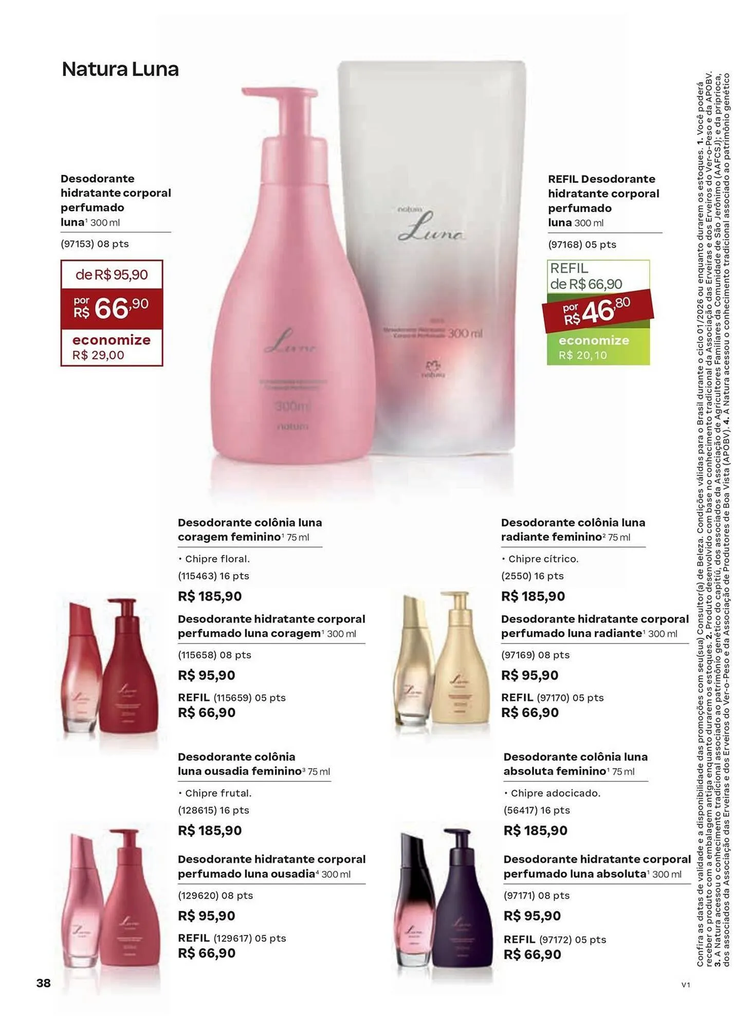 Encarte de Catálogo Natura 1 de janeiro até 31 de janeiro 2026 - Pagina 38