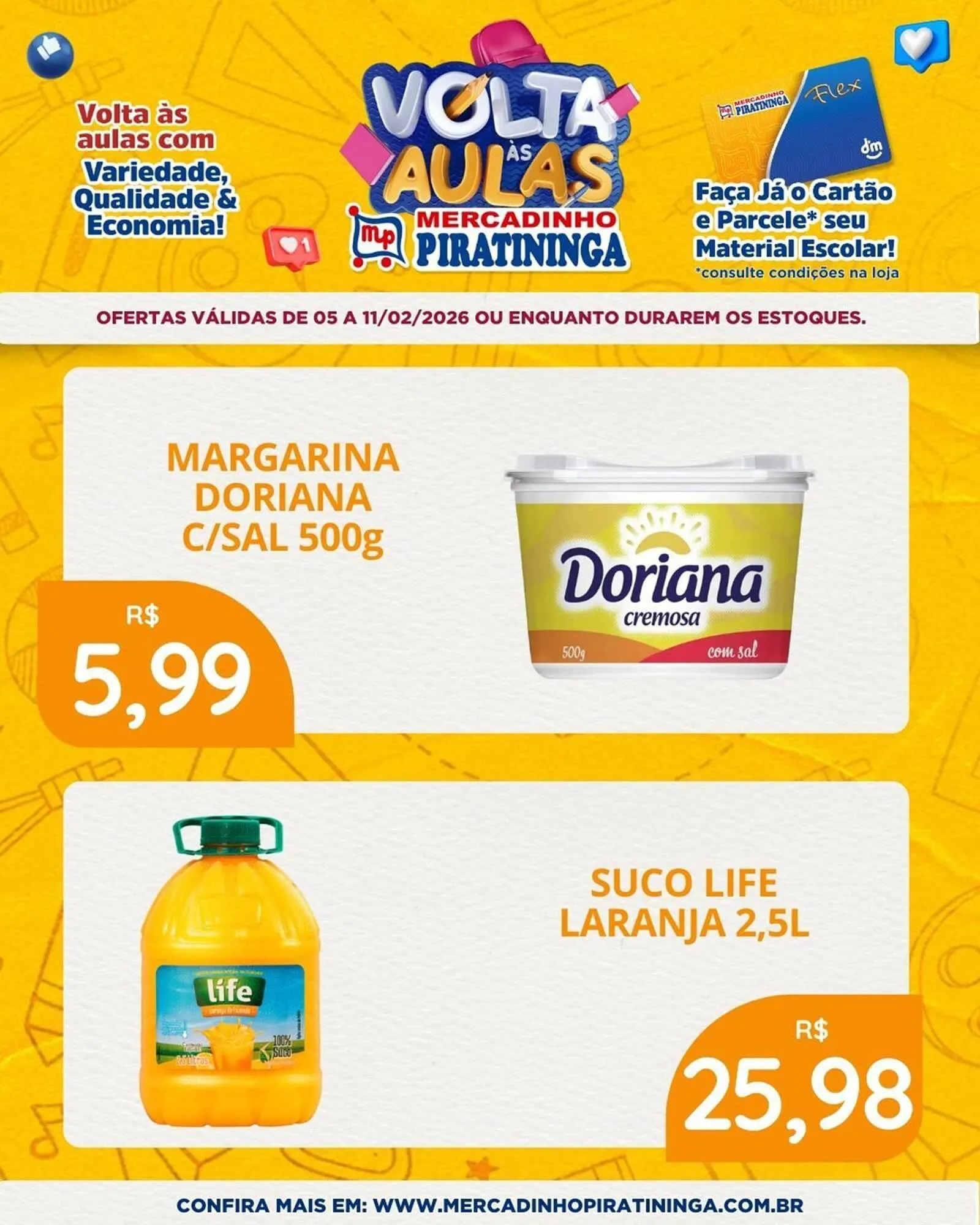 Encarte de Catálogo Mercadinho Piratininga 6 de fevereiro até 11 de fevereiro 2026 - Pagina 6