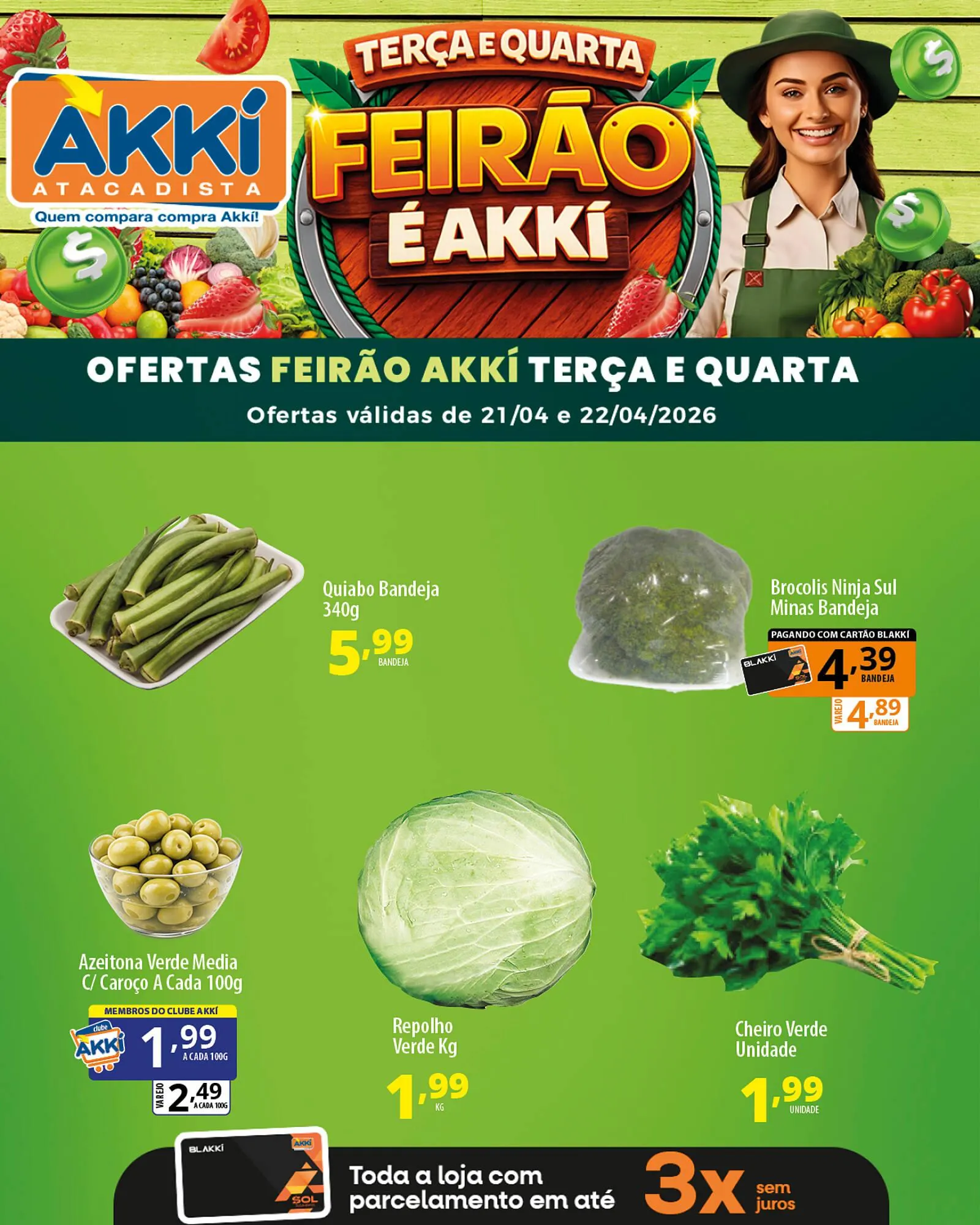 Encarte de Folheto Akki Atacadista 20 de abril até 22 de abril 2026 - Pagina 4