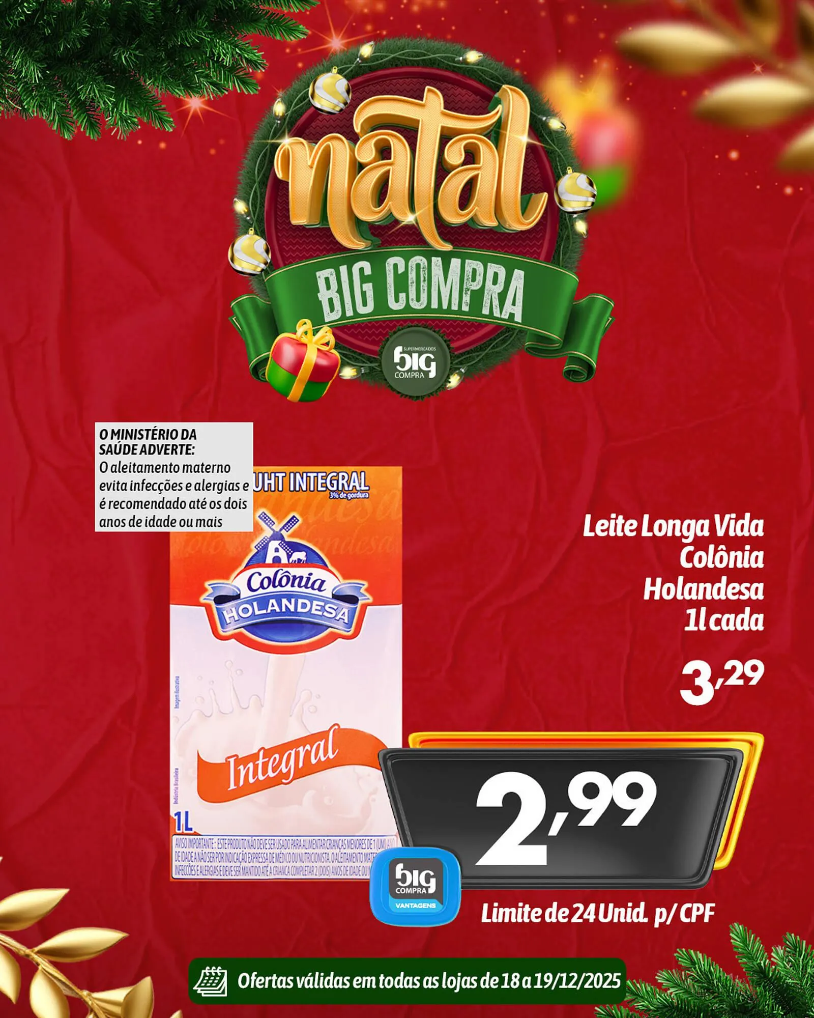 Encarte de Catálogo Supermercados Big Compra 18 de dezembro até 19 de dezembro 2025 - Pagina 2