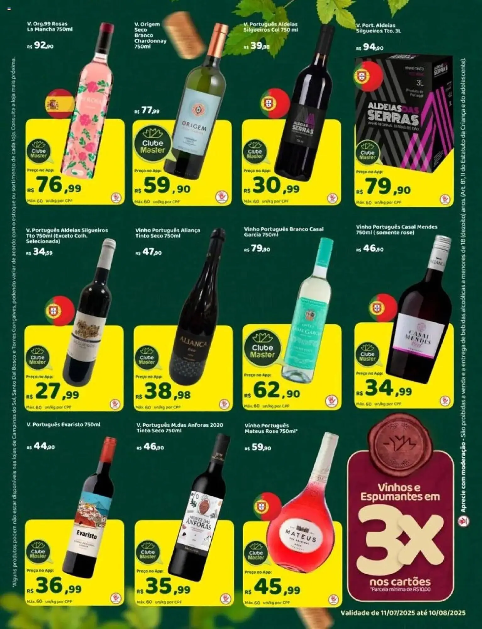 Encarte de Catálogo Master Supermercados 11 de julho até 11 de agosto 2025 - Pagina 11