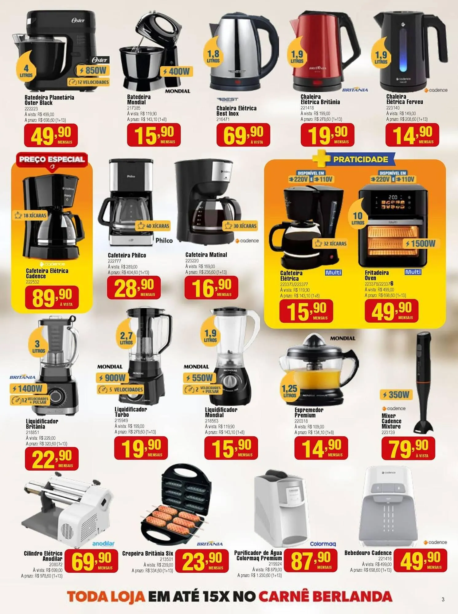 Encarte de Catálogo Berlanda 1 de março até 31 de março 2026 - Pagina 3