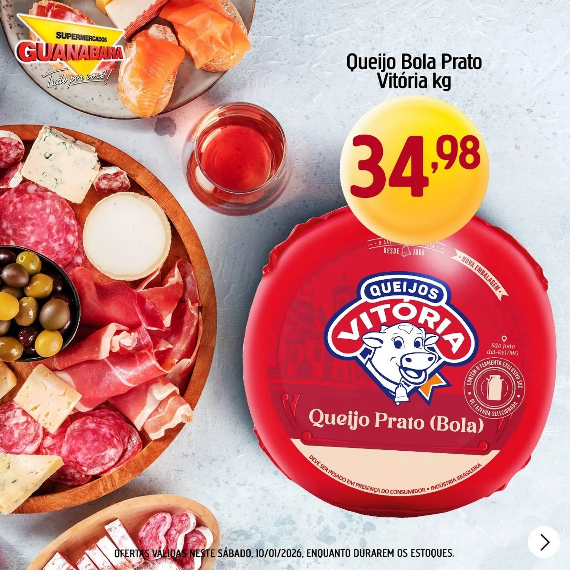 Encarte de Encarte Supermercados Guanabara 10 de janeiro até 10 de janeiro 2026 - Pagina 1