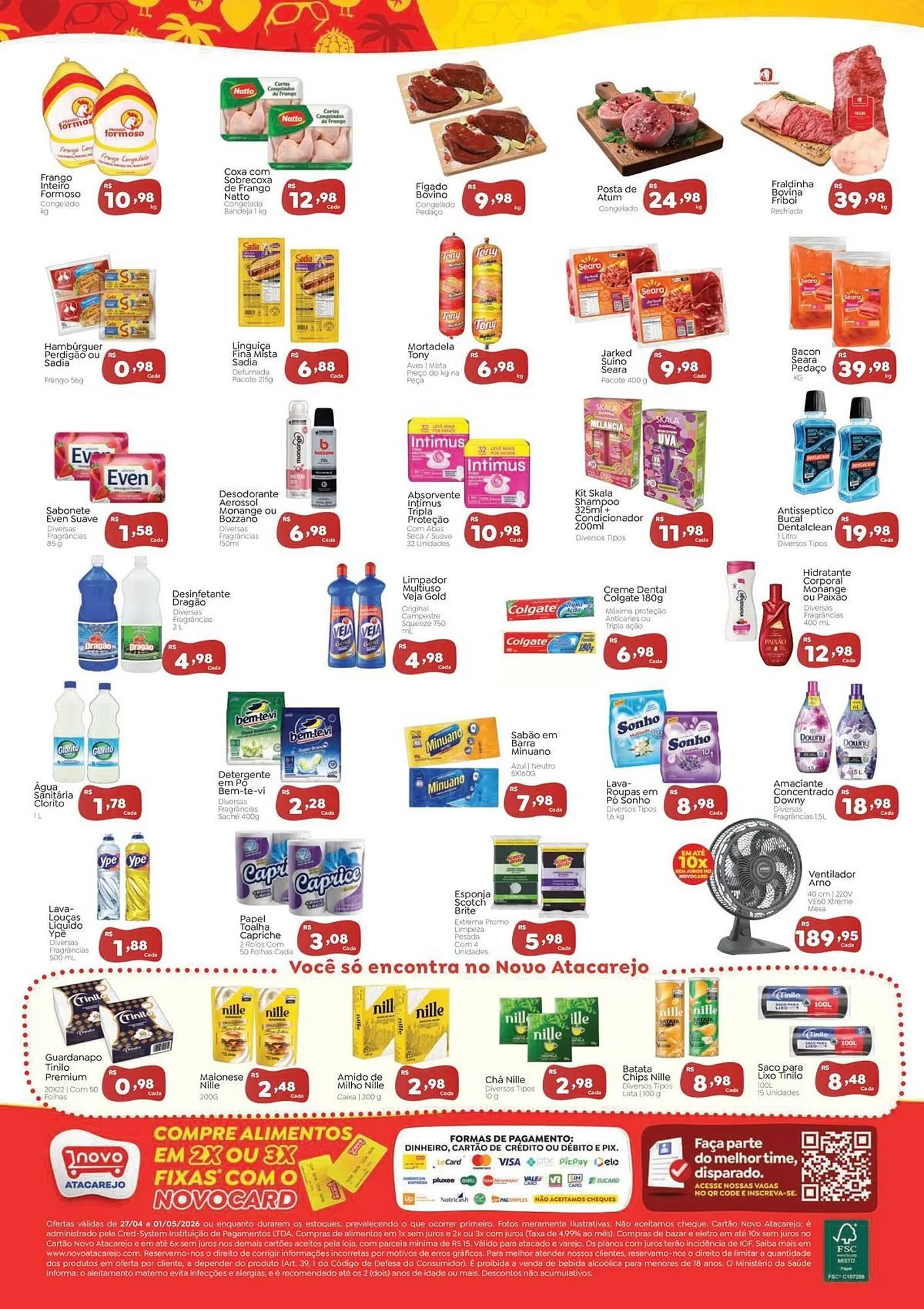 Encarte de Folheto Novo Atacarejo 27 de abril até 1 de maio 2026 - Pagina 2