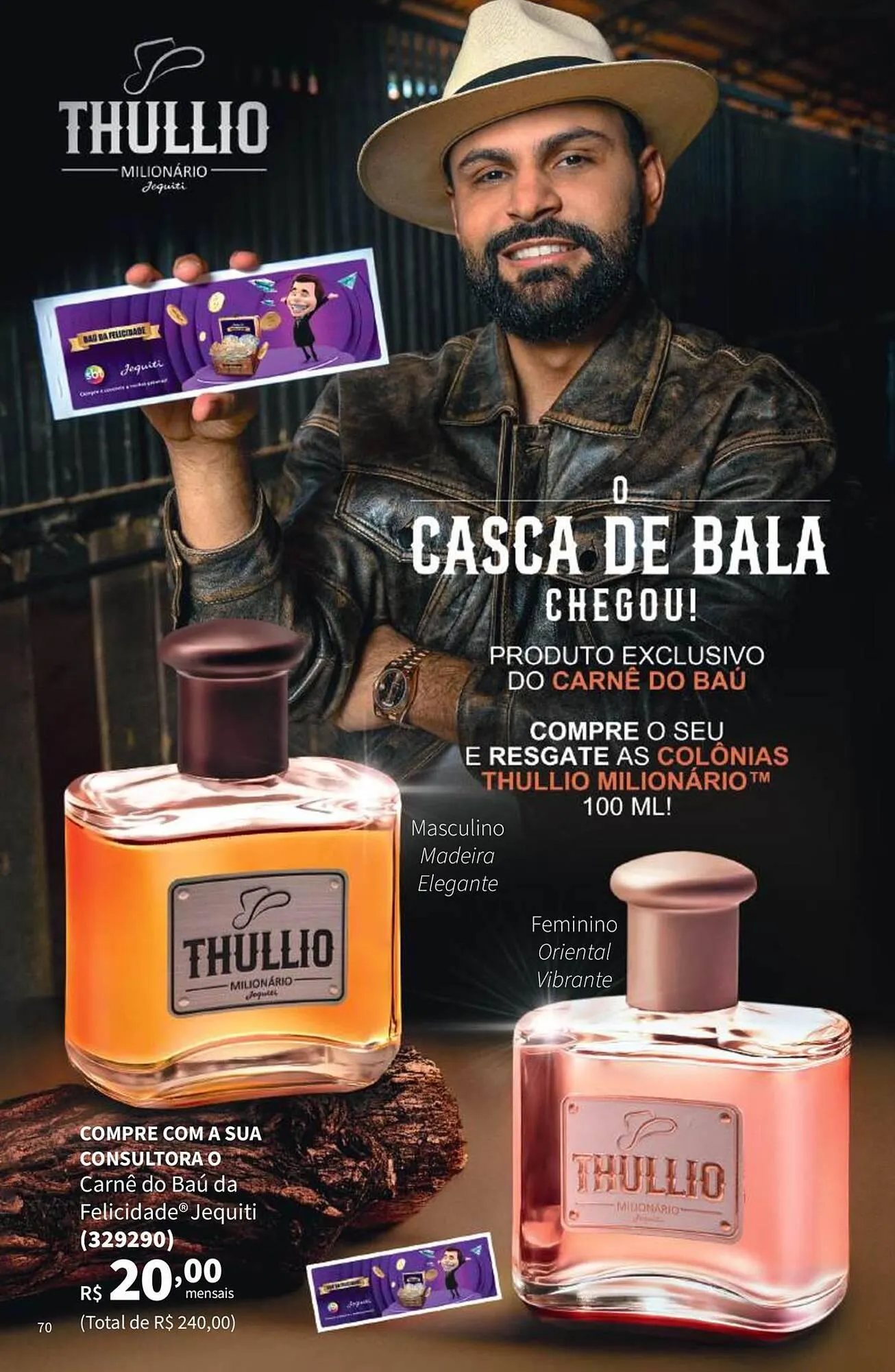 Encarte de Catálogo Jequiti 25 de agosto até 31 de dezembro 2025 - Pagina 70