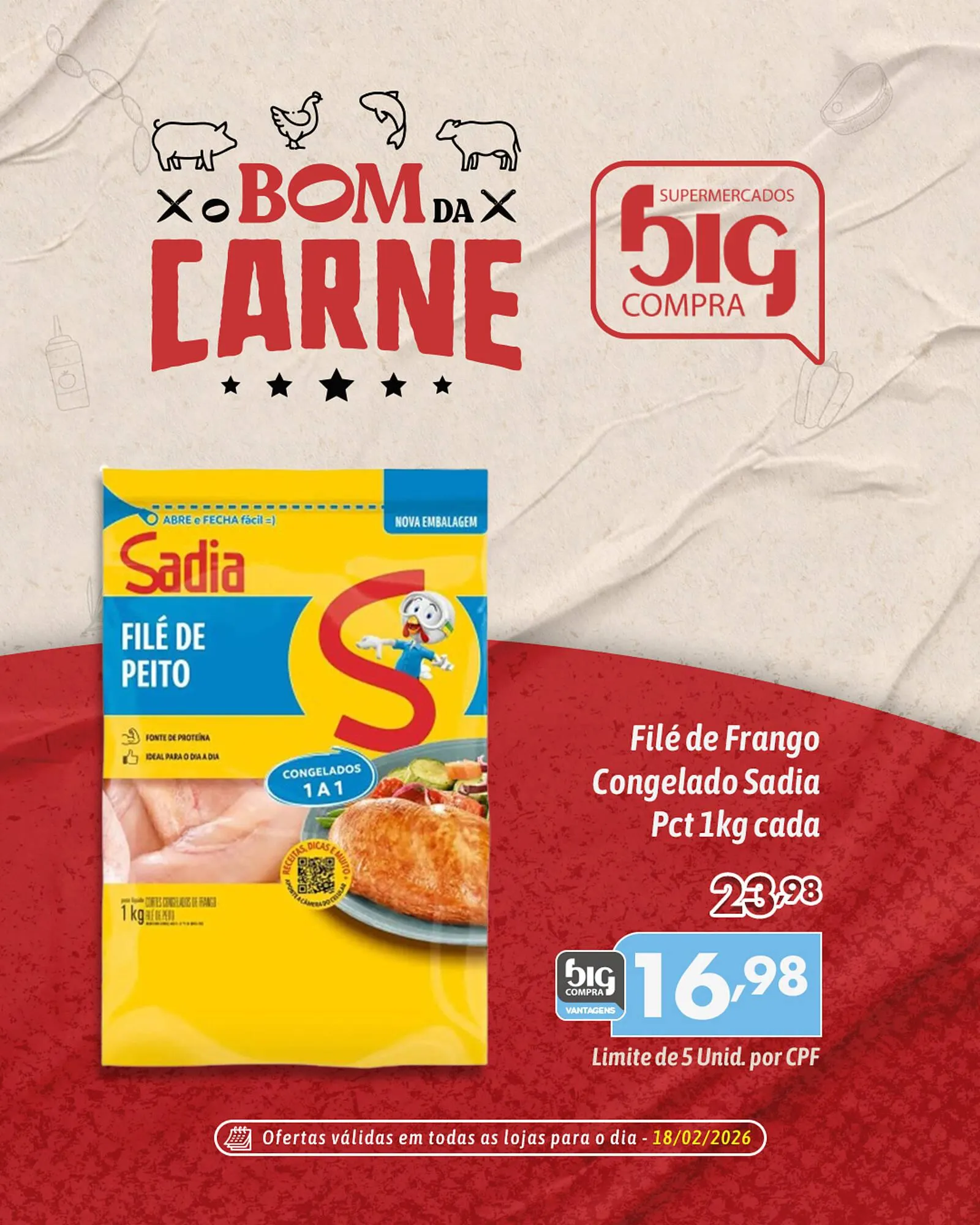 Encarte de Catálogo Supermercados Big Compra 18 de fevereiro até 18 de fevereiro 2026 - Pagina 4