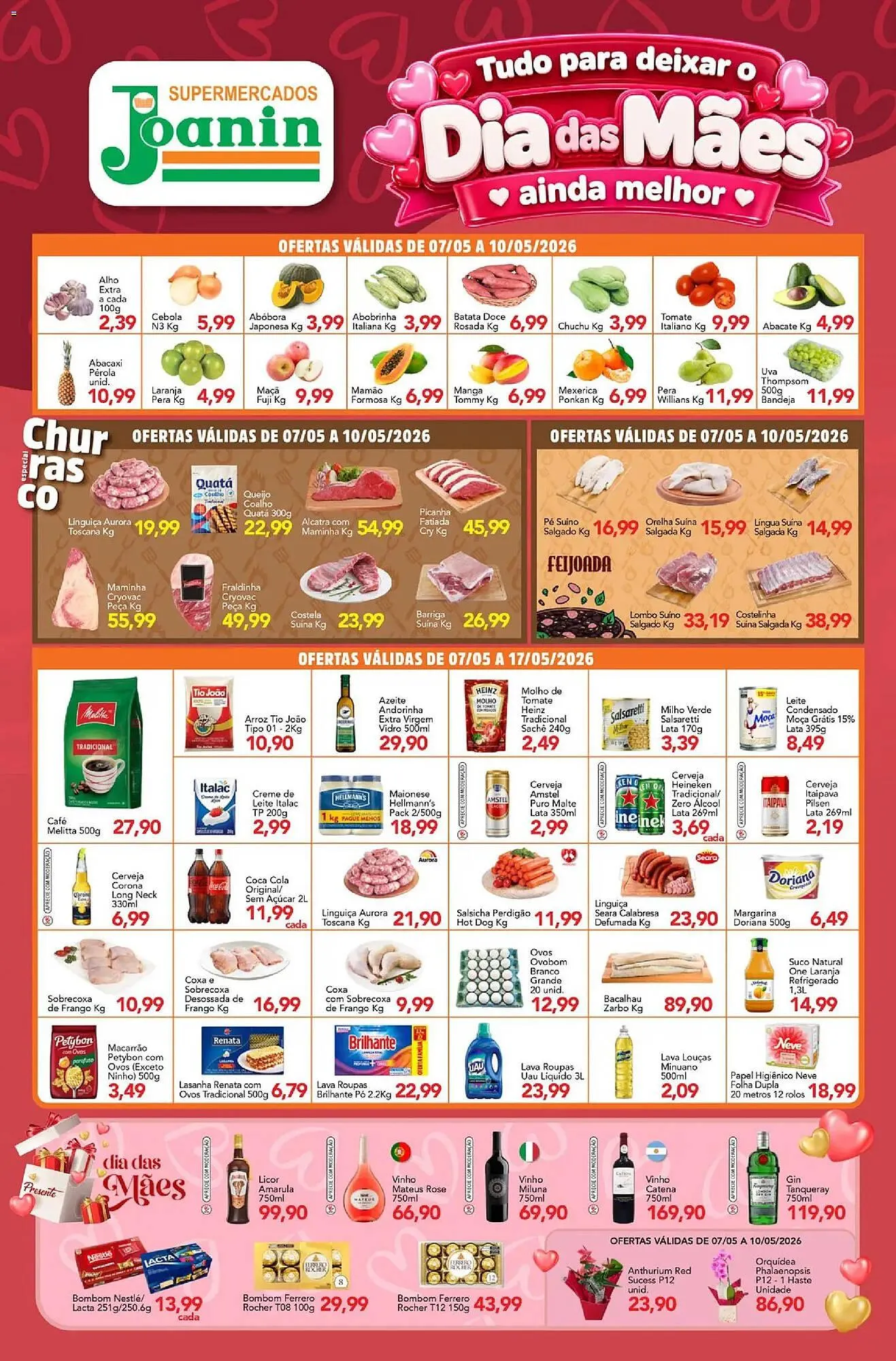 Encarte de Catálogo Supermercados Joanin 7 de maio até 17 de maio 2026 - Pagina 1