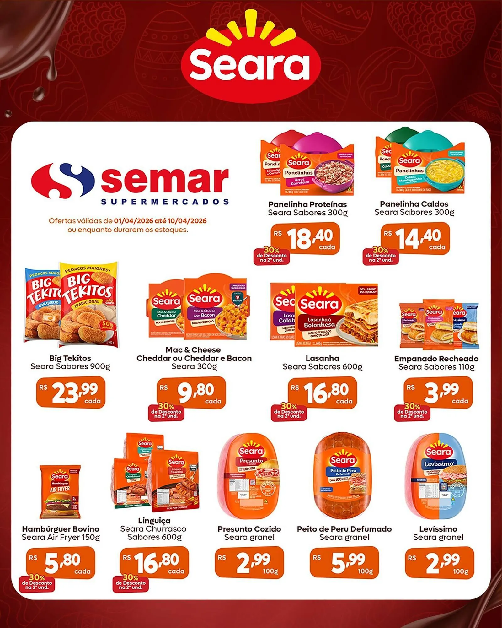 Encarte de Folheto Semar Supermercado 7 de abril até 10 de abril 2026 - Pagina 1