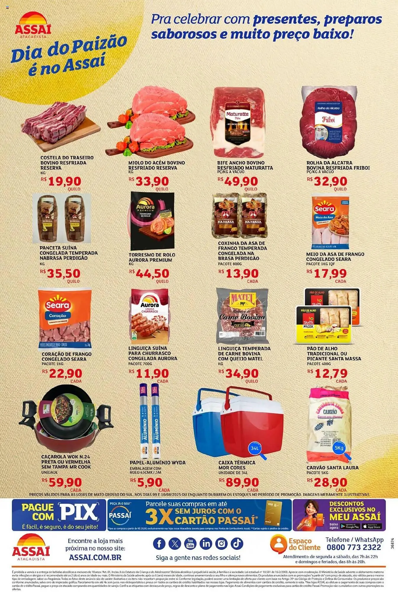 Encarte de Catálogo Assaí Atacadista 9 de agosto até 10 de agosto 2025 - Pagina 2