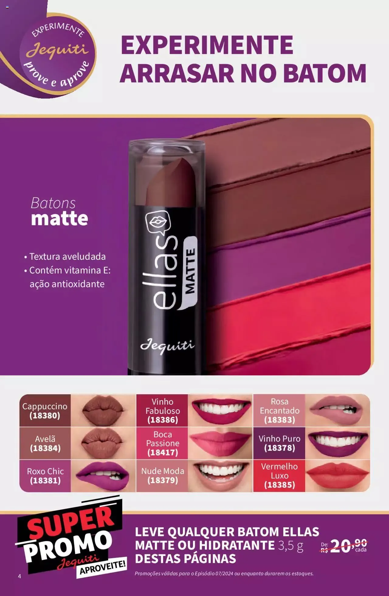 Encarte de Jequiti - Revista 07/2024 16 de maio até 31 de dezembro 2024 - Pagina 4