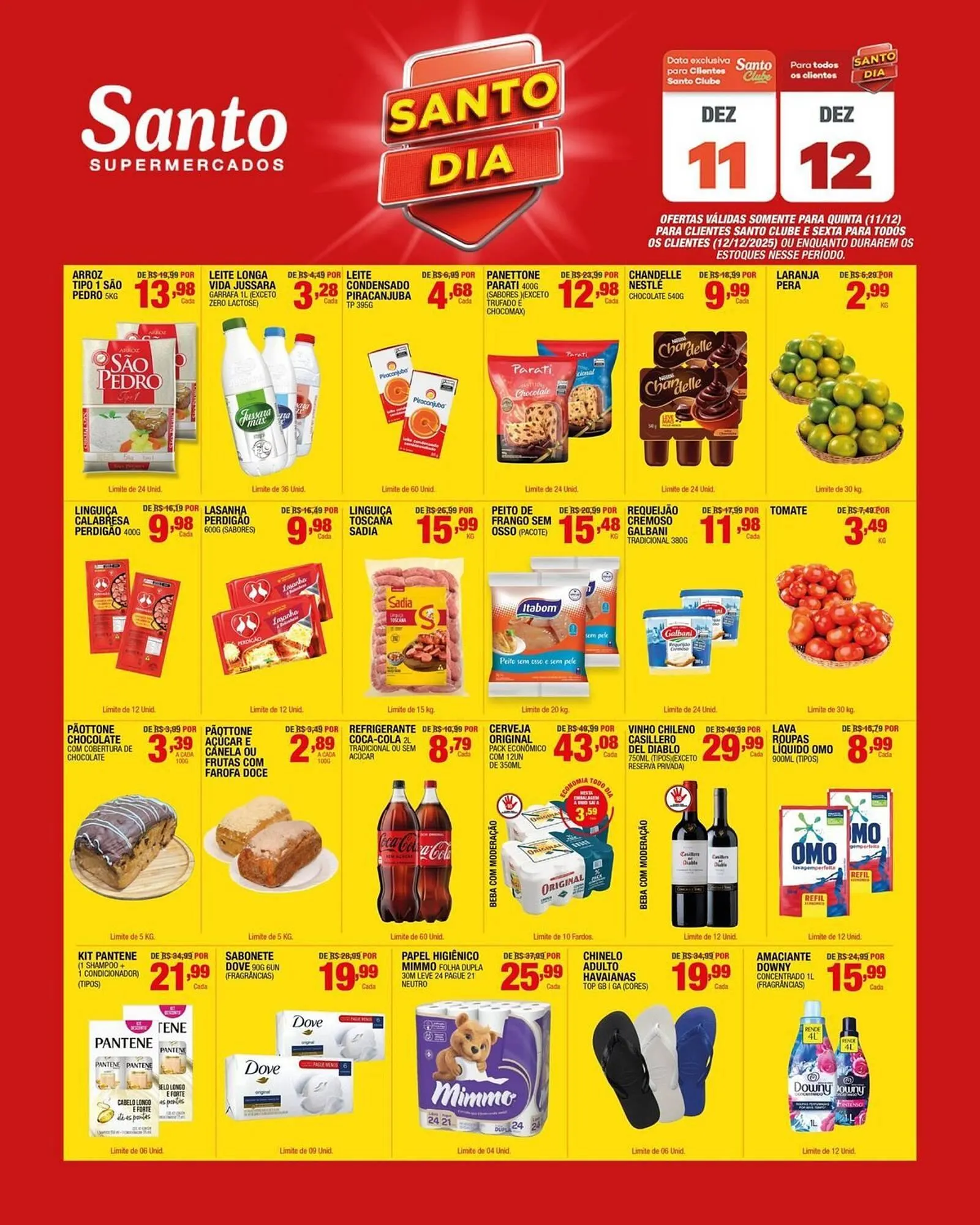 Encarte de Catálogo Santo Supermercados 10 de dezembro até 16 de dezembro 2025 - Pagina 7