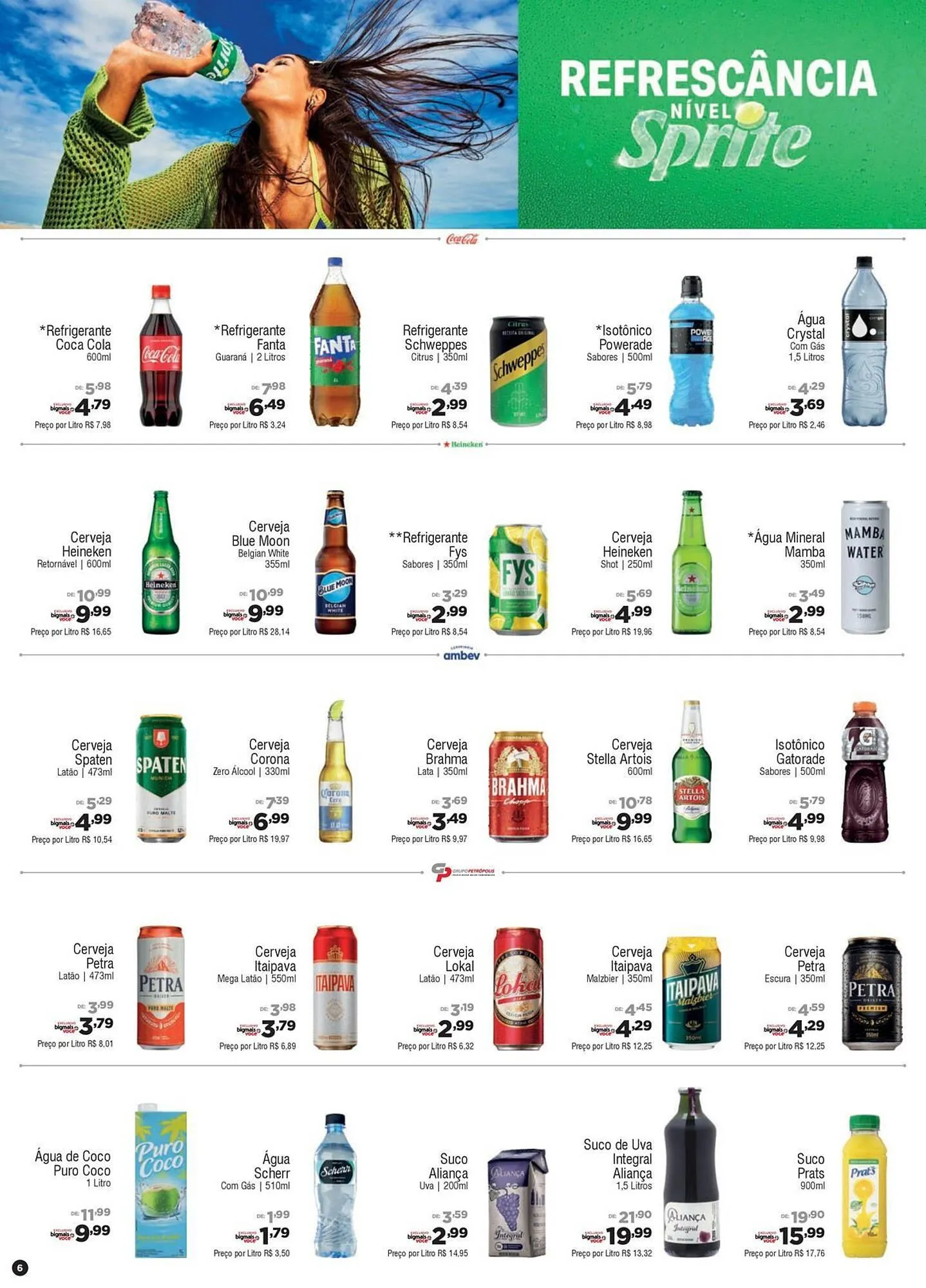 Encarte de Catálogo Big Mais Supermercados 7 de janeiro até 27 de janeiro 2026 - Pagina 6