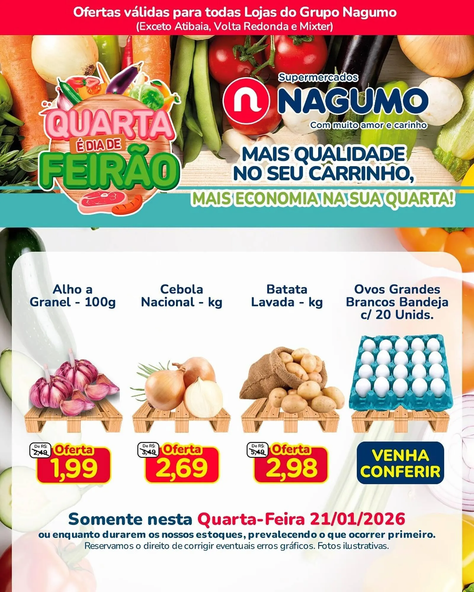 Encarte de Folheto Nagumo 21 de janeiro até 21 de janeiro 2026 - Pagina 1