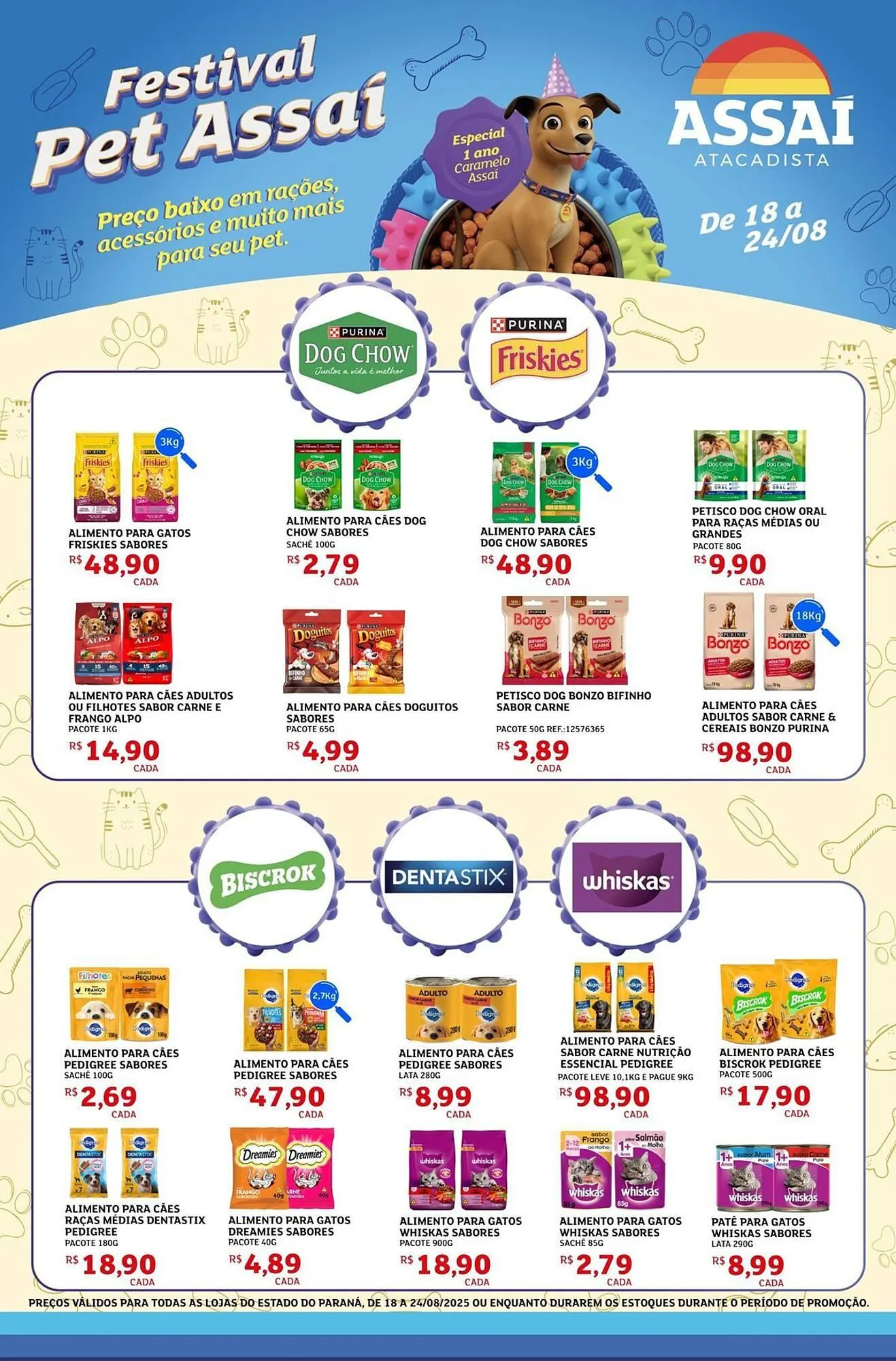 Encarte de Catálogo Assaí Atacadista 19 de agosto até 24 de agosto 2025 - Pagina 1