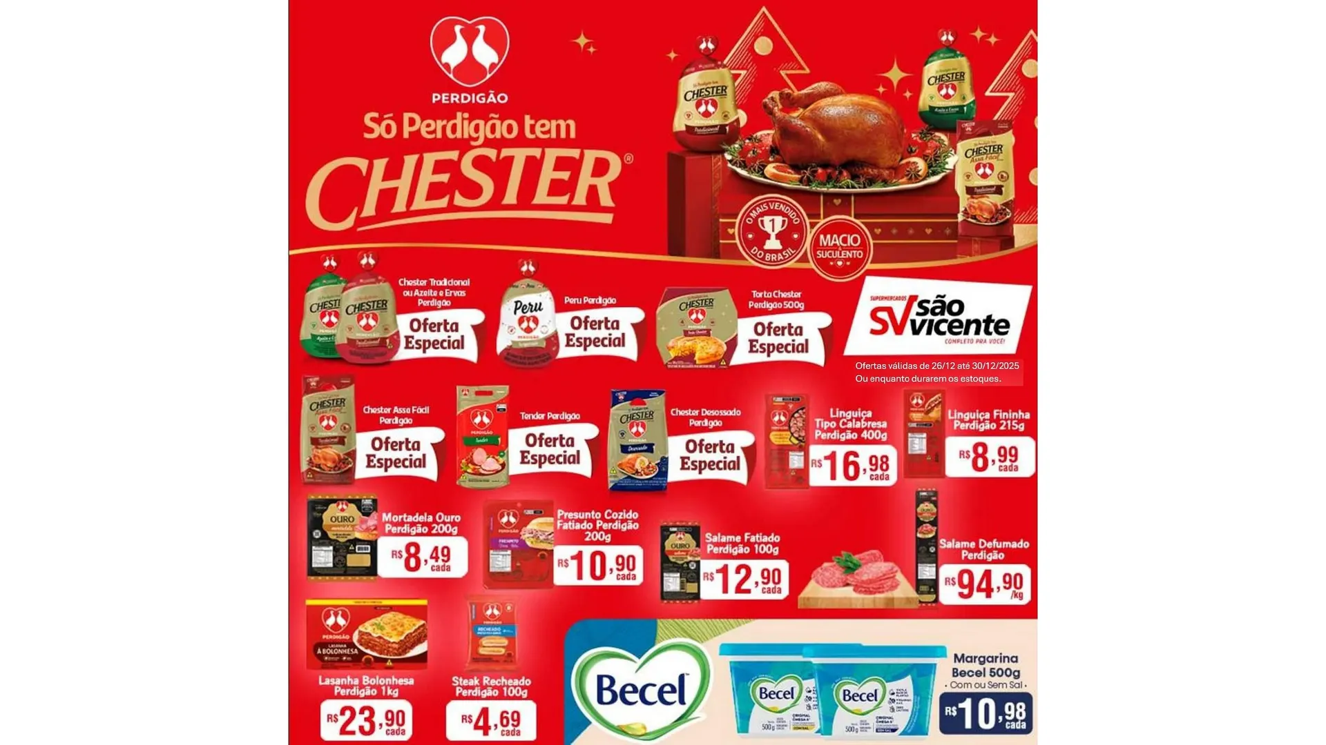 Encarte de Catálogo Supermercados São Vicente 29 de dezembro até 30 de dezembro 2025 - Pagina 1