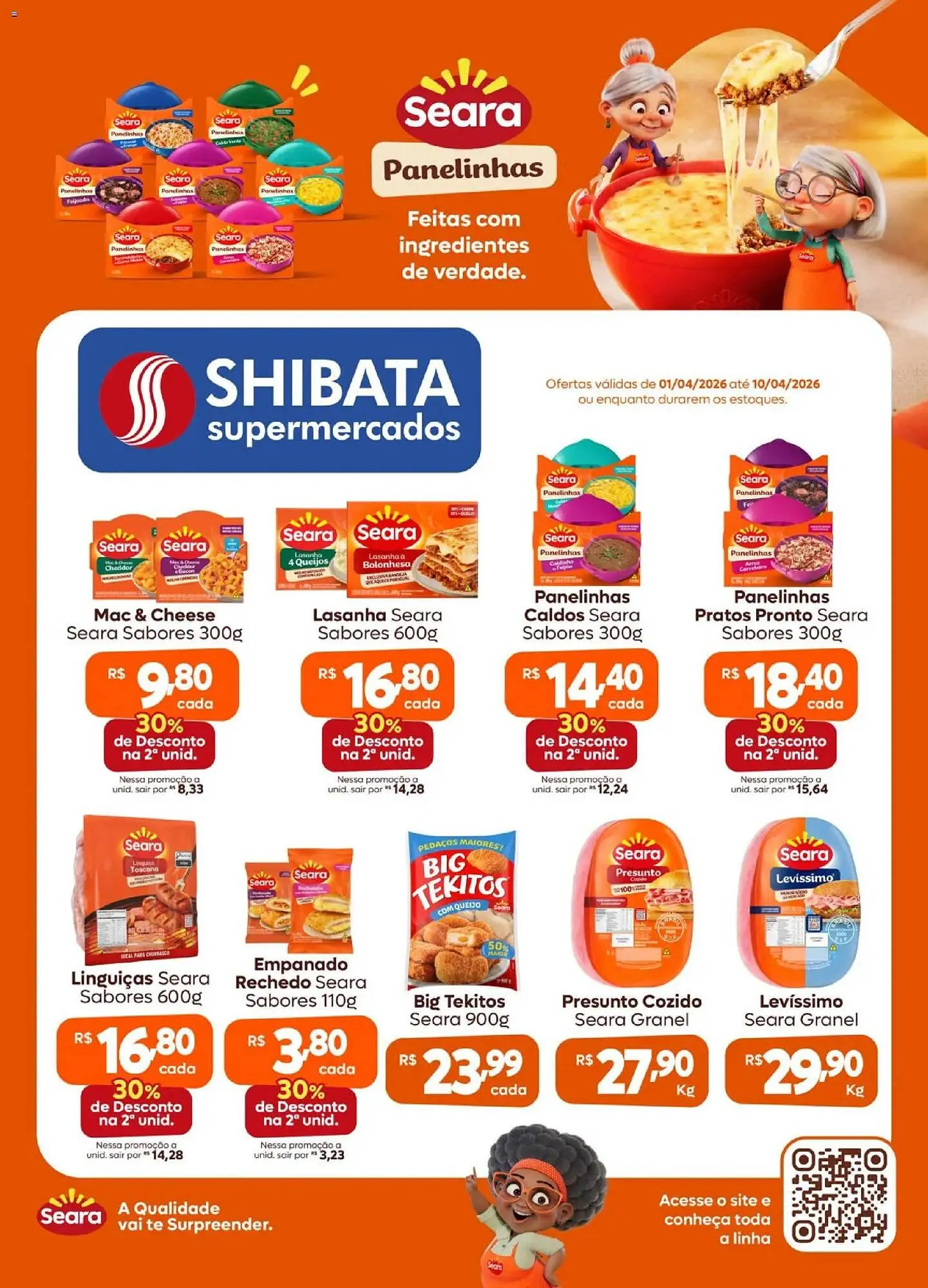 Encarte de Folheto Shibata Supermercados 1 de abril até 11 de abril 2026 - Pagina 1