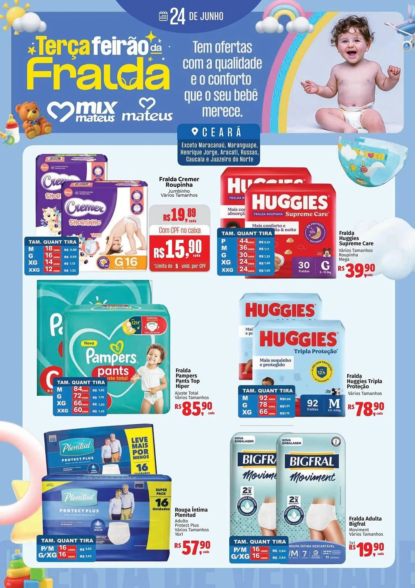 Encarte de Catálogo Supermercados Mateus 24 de junho até 24 de junho 2025 - Pagina 1