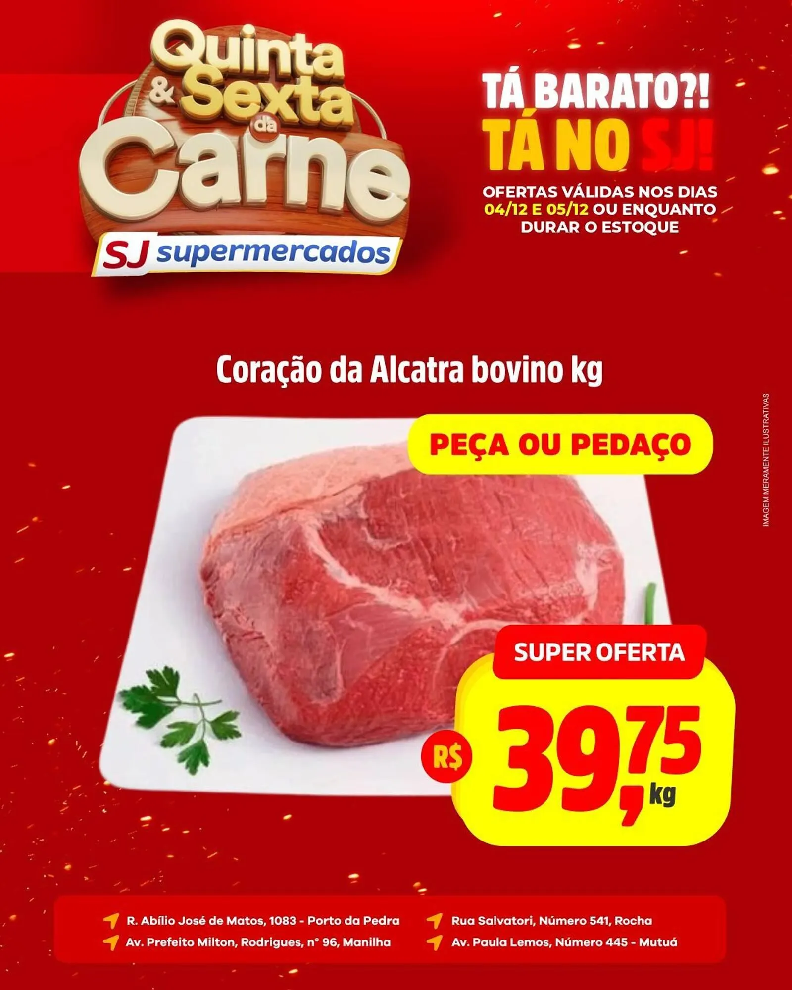 Encarte de Encarte Sj Supermercados 4 de dezembro até 5 de dezembro 2025 - Pagina 1