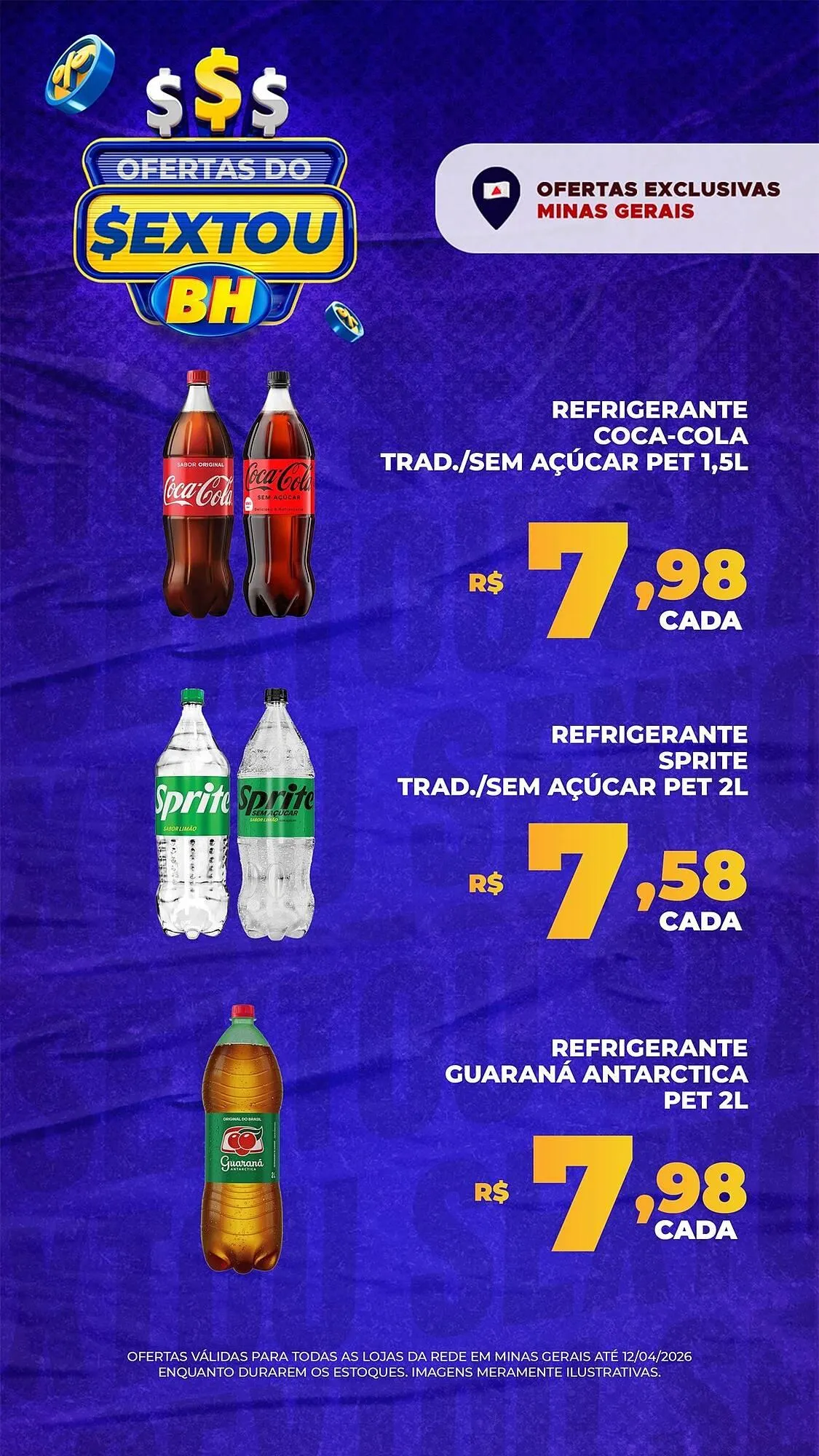 Encarte de Folheto Supermercados BH 11 de abril até 12 de abril 2026 - Pagina 4