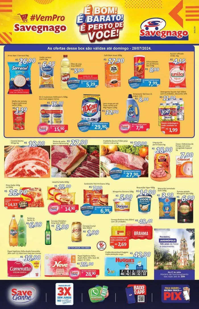 Encarte de Oferta Araraquara 25 de julho até 28 de julho 2024 - Pagina 1