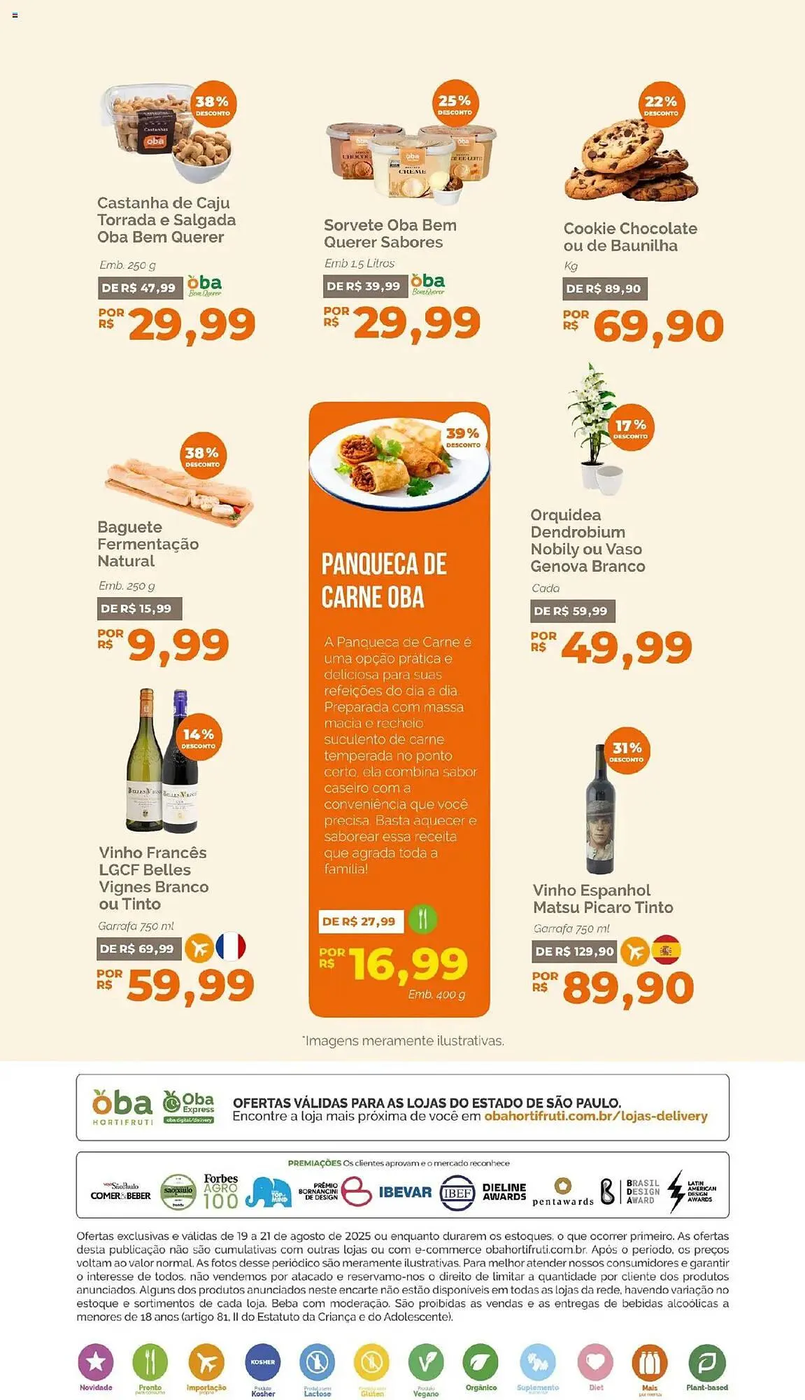 Encarte de Catálogo Oba Hortifruti 19 de agosto até 21 de agosto 2025 - Pagina 6