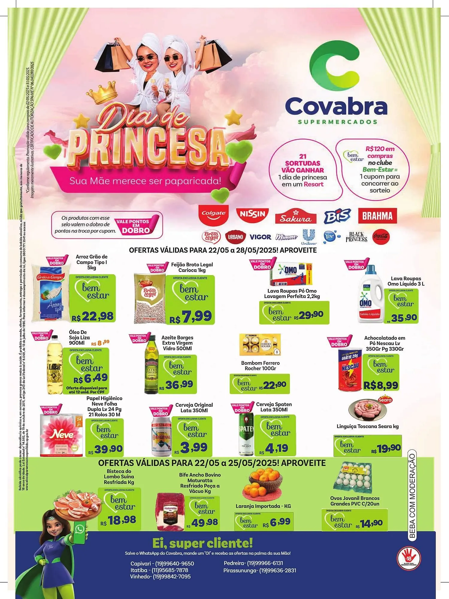Encarte de Catálogo Covabra Supermercados 22 de maio até 28 de maio 2025 - Pagina 1