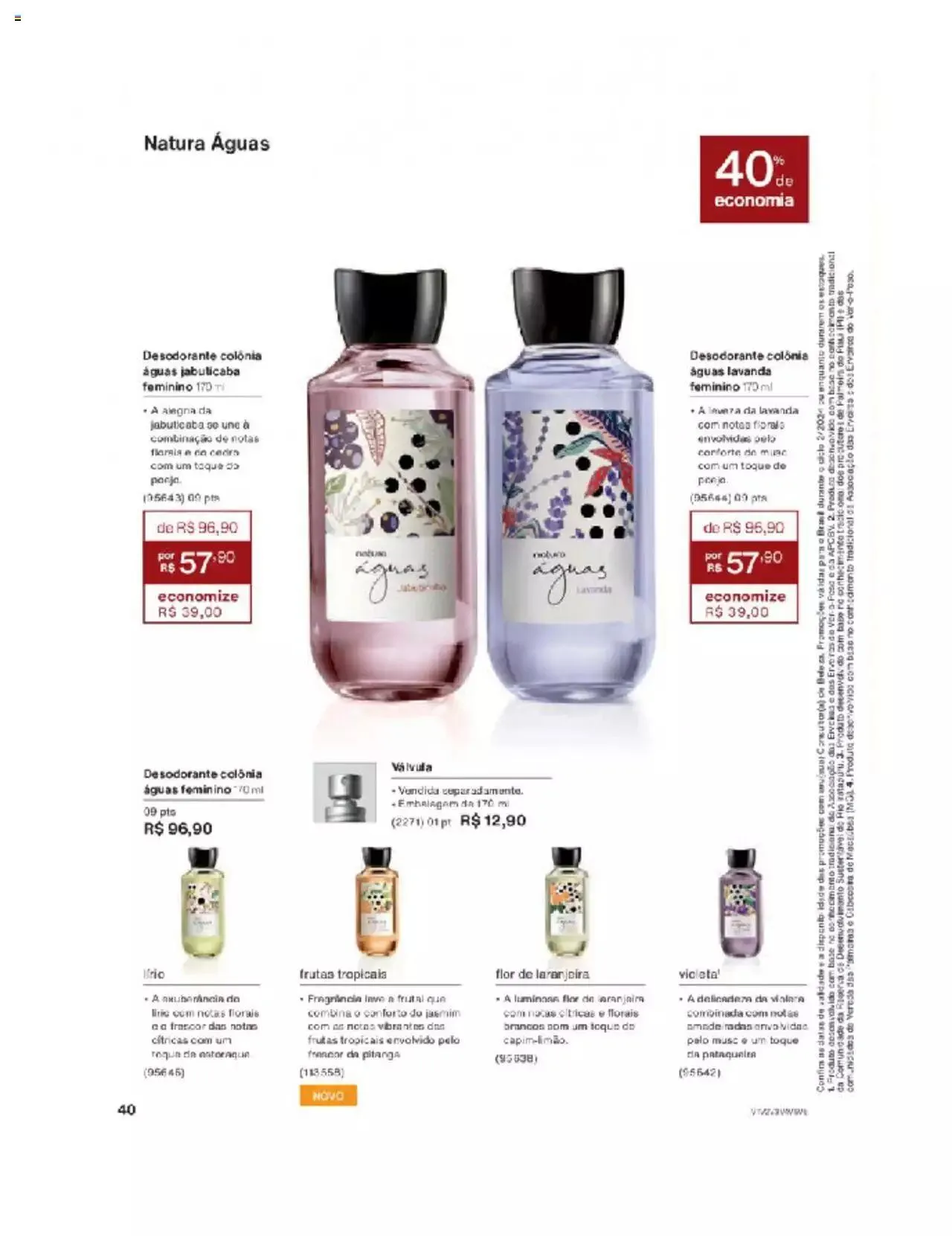 Encarte de Natura - Ciclo 02/2024 1 de fevereiro até 3 de fevereiro 2024 - Pagina 40