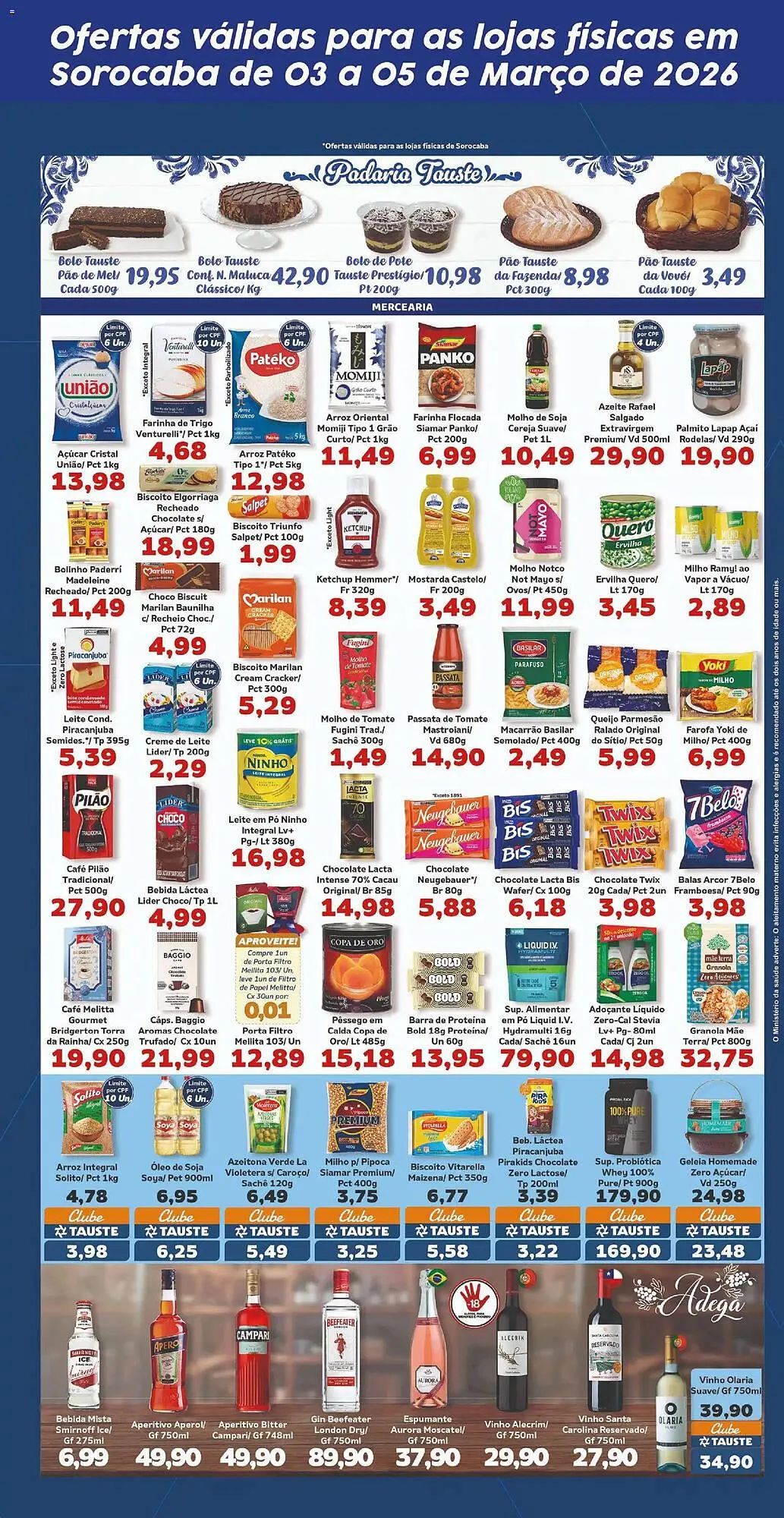 Encarte de Catálogo Supermercados Tauste 3 de março até 6 de março 2026 - Pagina 3