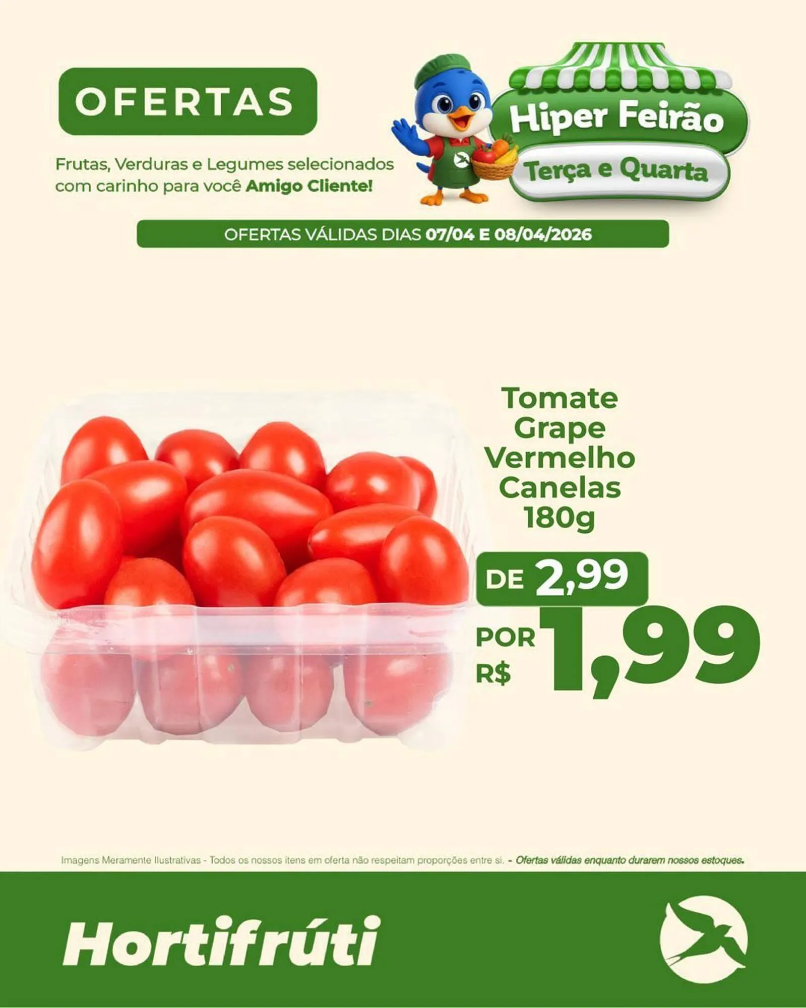 Encarte de Folheto Andorinha Hipermercado 7 de abril até 8 de abril 2026 - Pagina 1