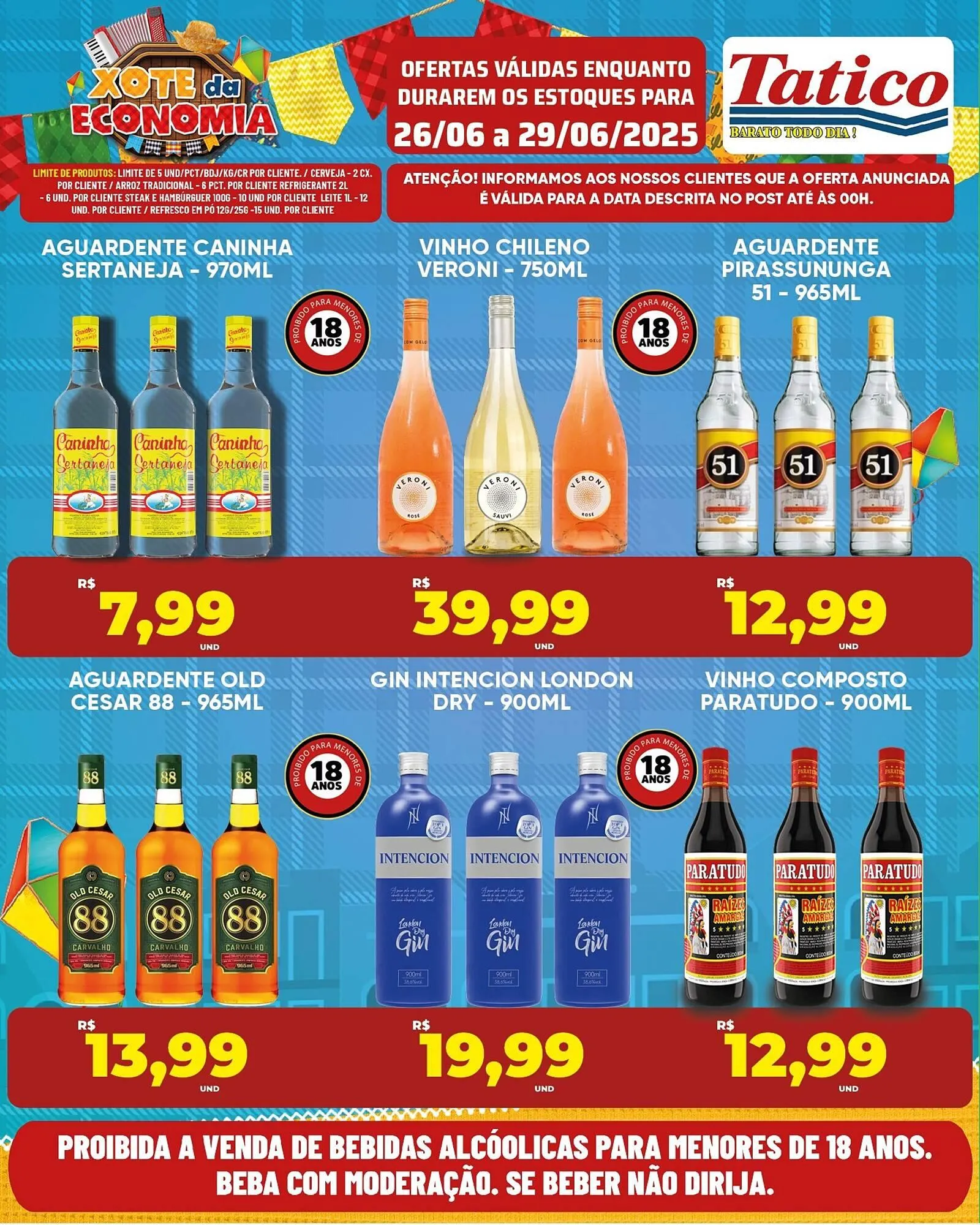 Encarte de Catálogo Tatico 26 de junho até 29 de junho 2025 - Pagina 1