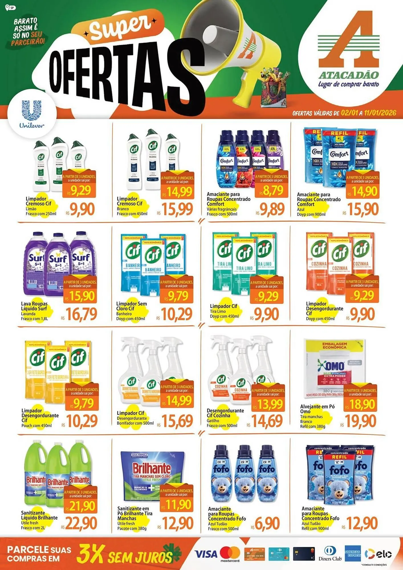 Encarte de Folheto Atacadão 5 de janeiro até 11 de janeiro 2026 - Pagina 1